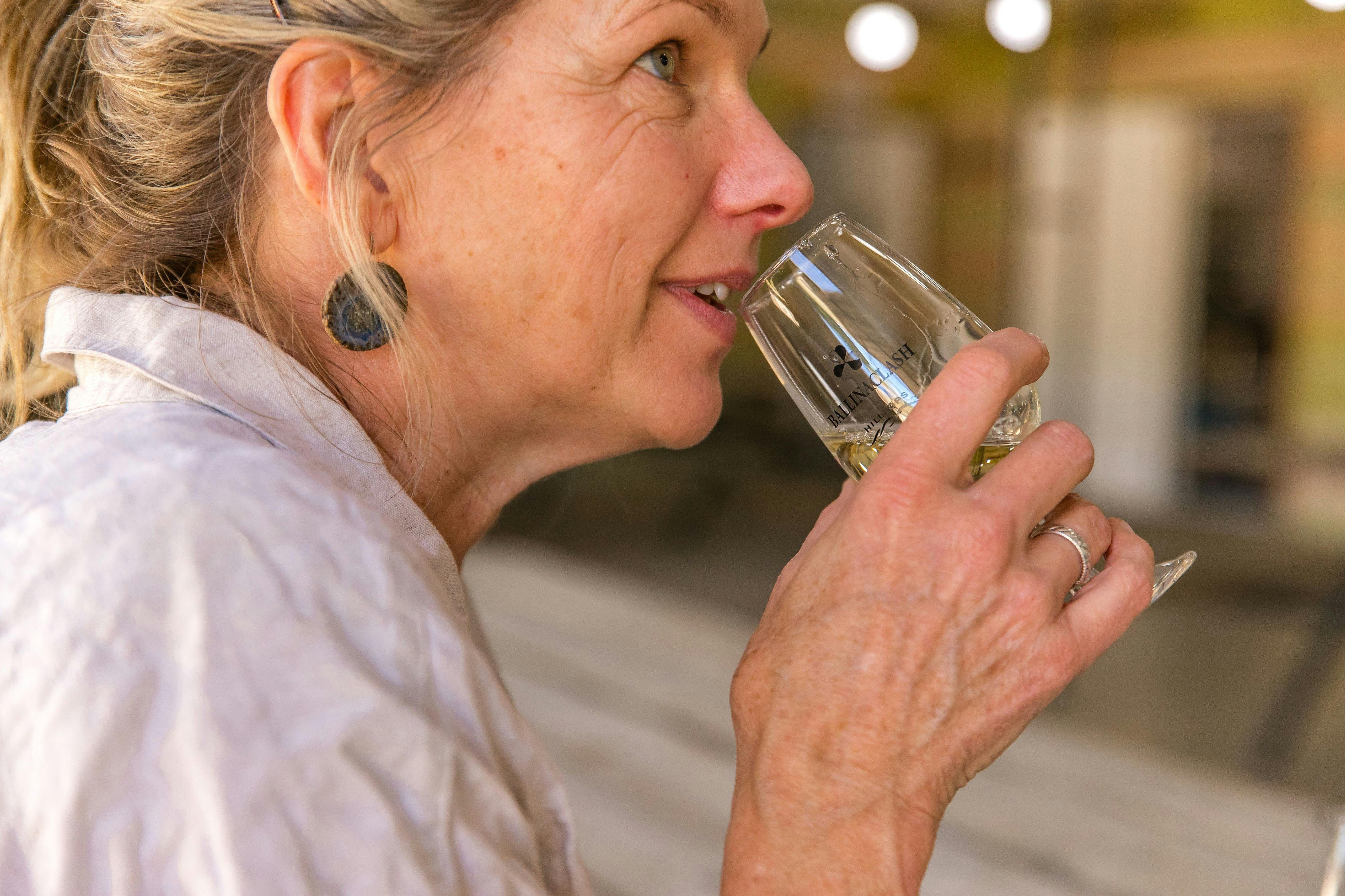 Sit in our old packing shed and enjoy a wine tasting with the vines within eye sight.