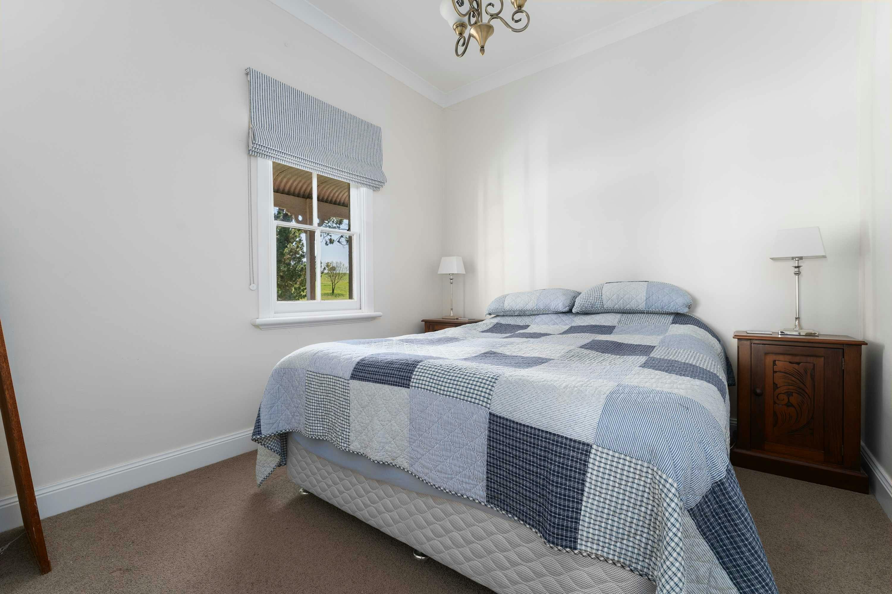 Bedroom with bedsides and comfortable bed