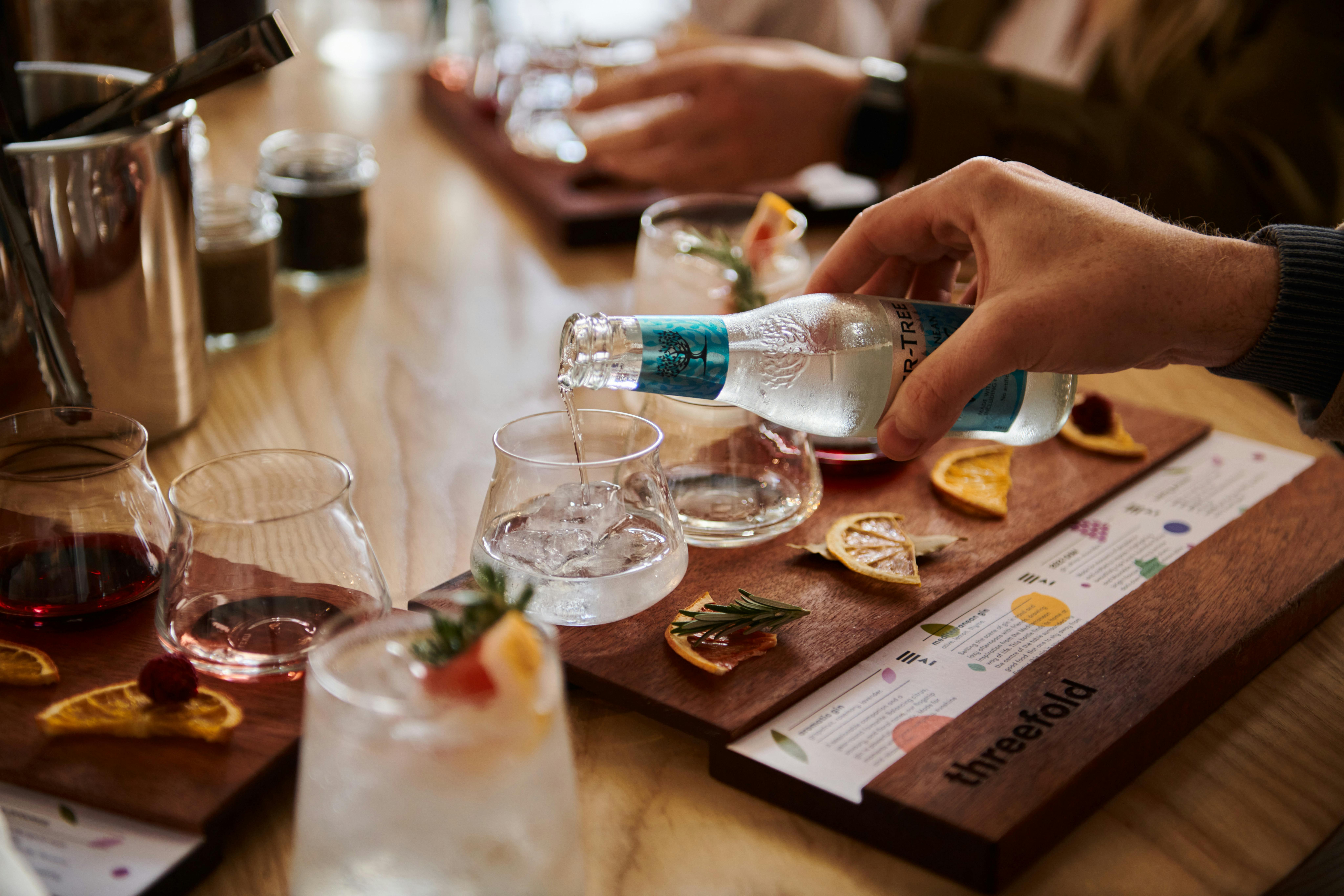 Pouring shot