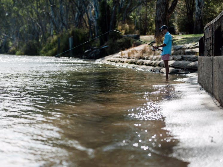 fishing at rowers park