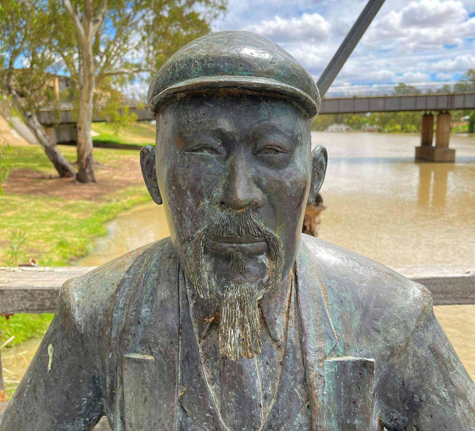 Image of John Egge Statue
