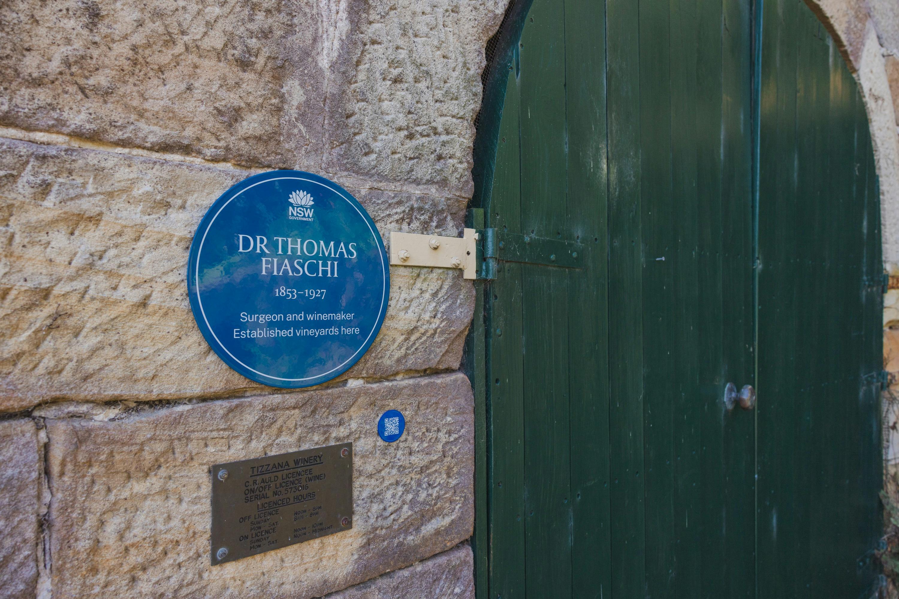Dr Thomas Fiaschi Blue Plaque