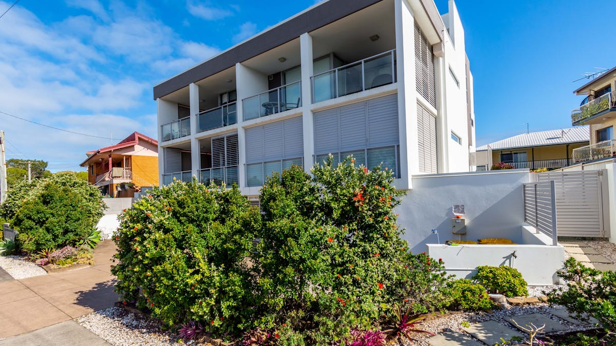Front of complex