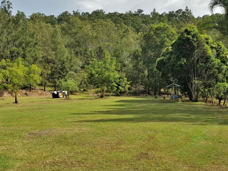 Girard Creek Campground: swimming holes (toilets & showers available)