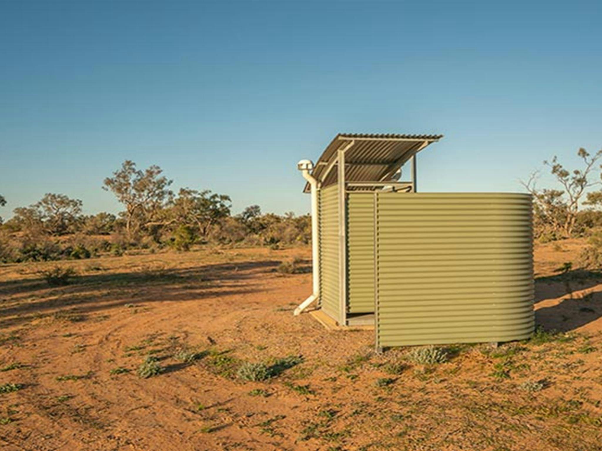 Toilet block at Emu Lake campground. Photo: John Spencer/DPIE