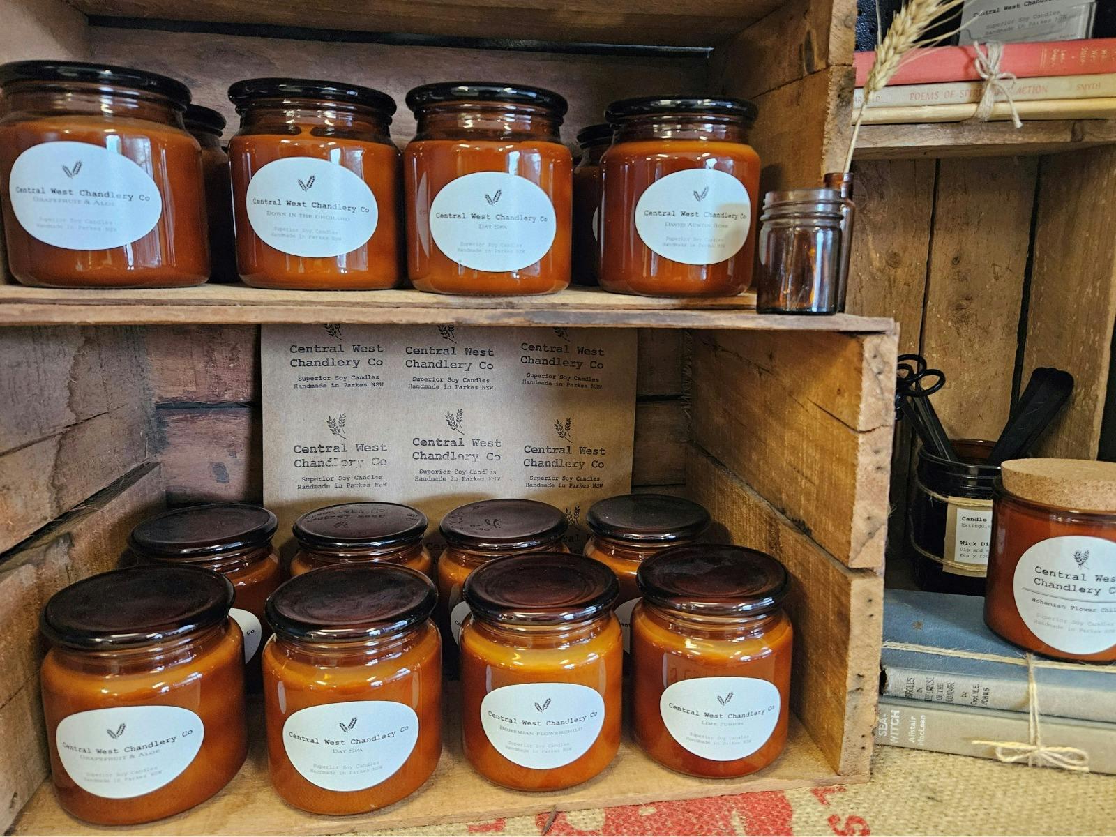 Locally sourced produce, Parkes cafe