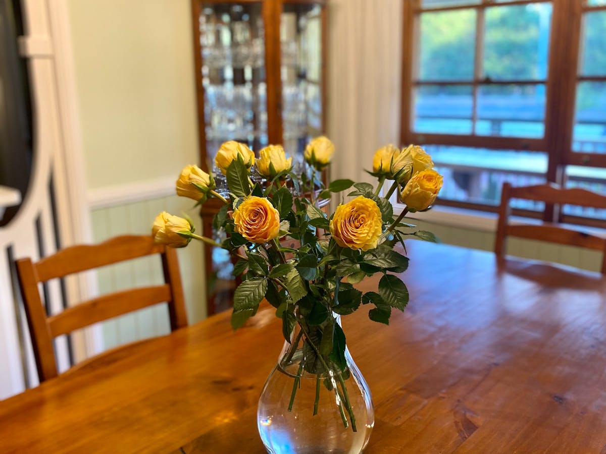 Local yellow roses