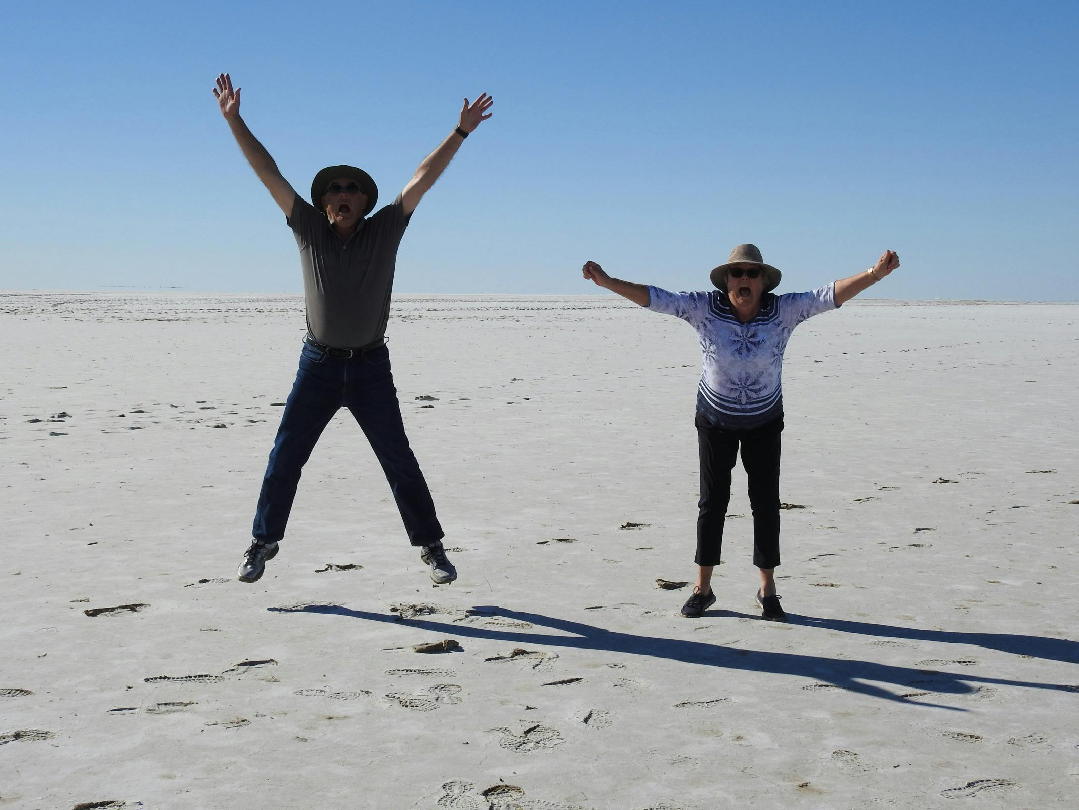 Take a walk on South Lake Eyre