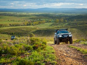 4WD tracks at Bendleby Ranges, with scenic tracks and superb views