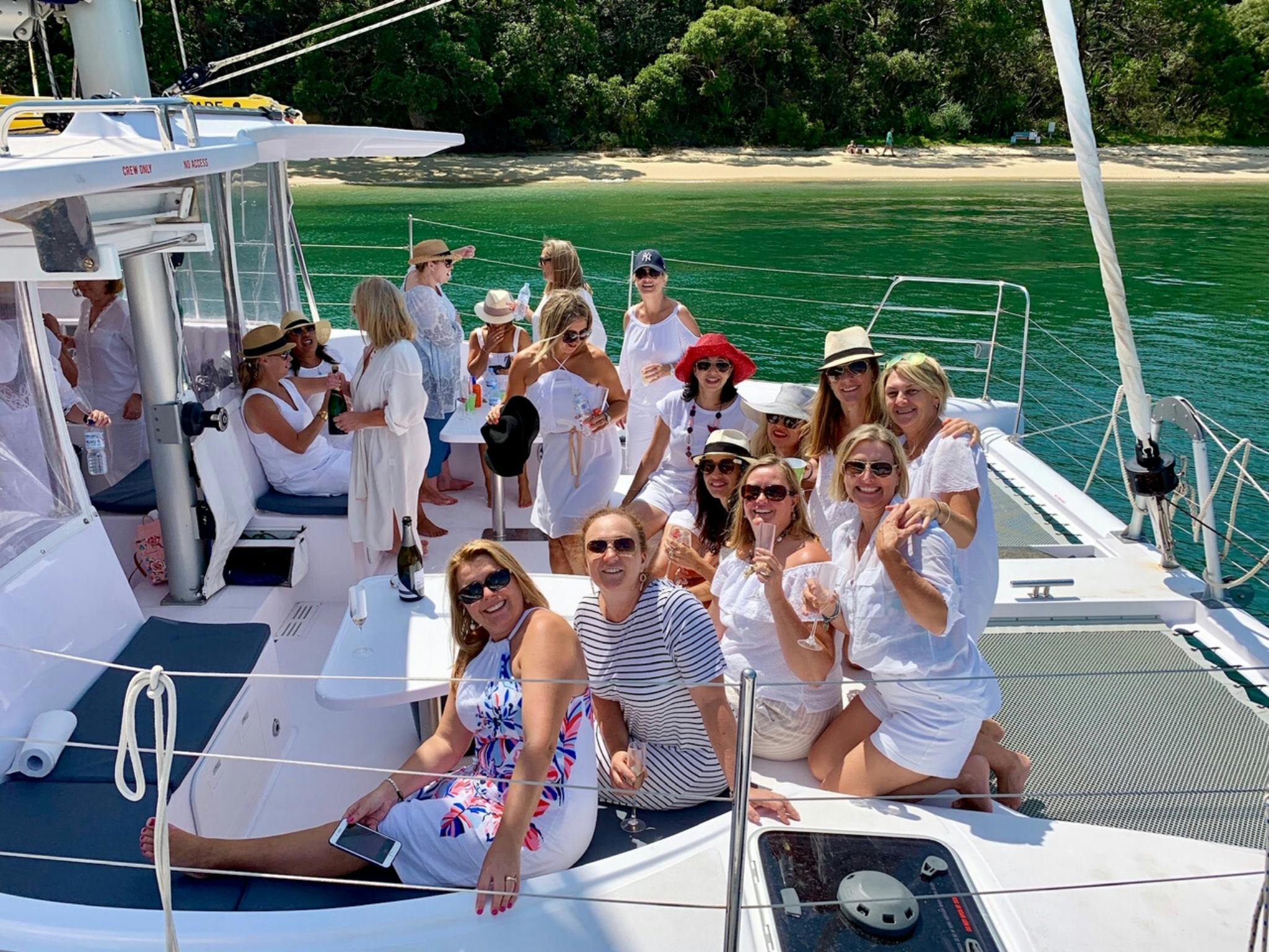 Hens party boat hire