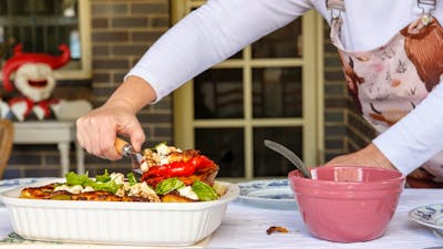 Lunch on the verandah