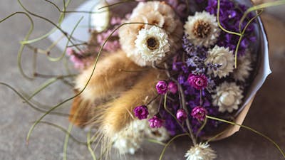 Locally grown flowers