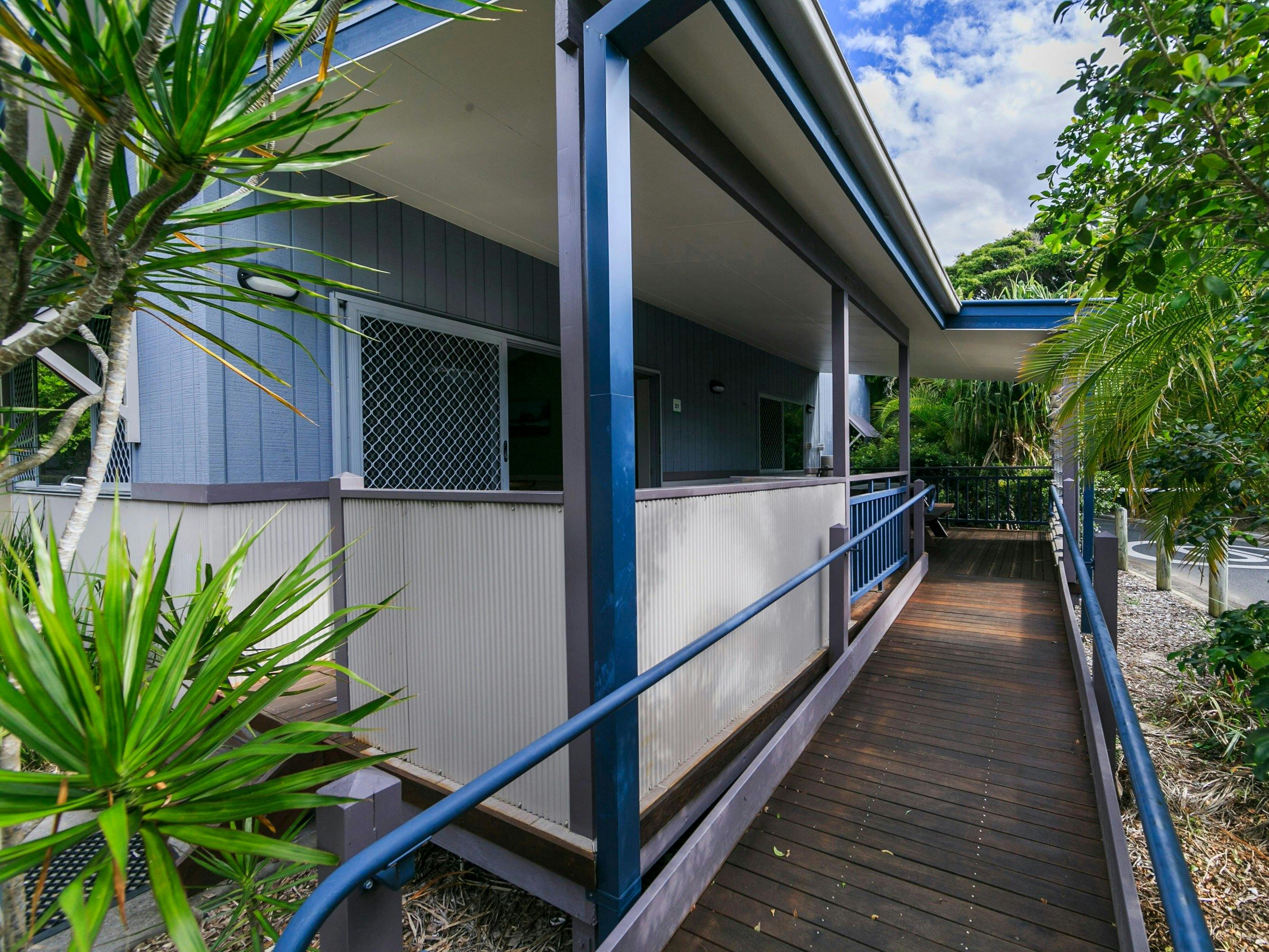 Image of accessible cabin at Reflections Clarkes Beach