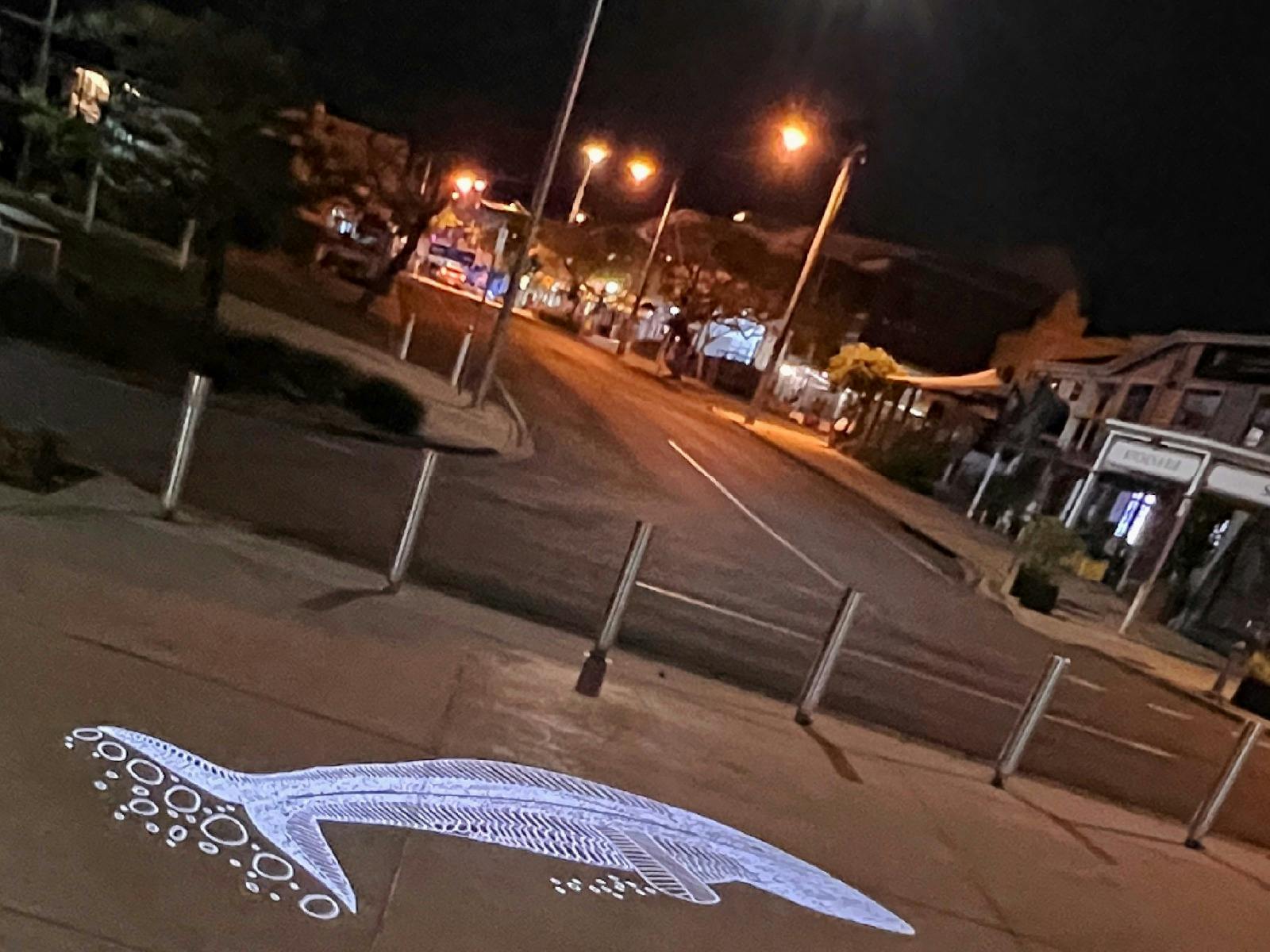 Manly Harbour Village Plaza Light Projection