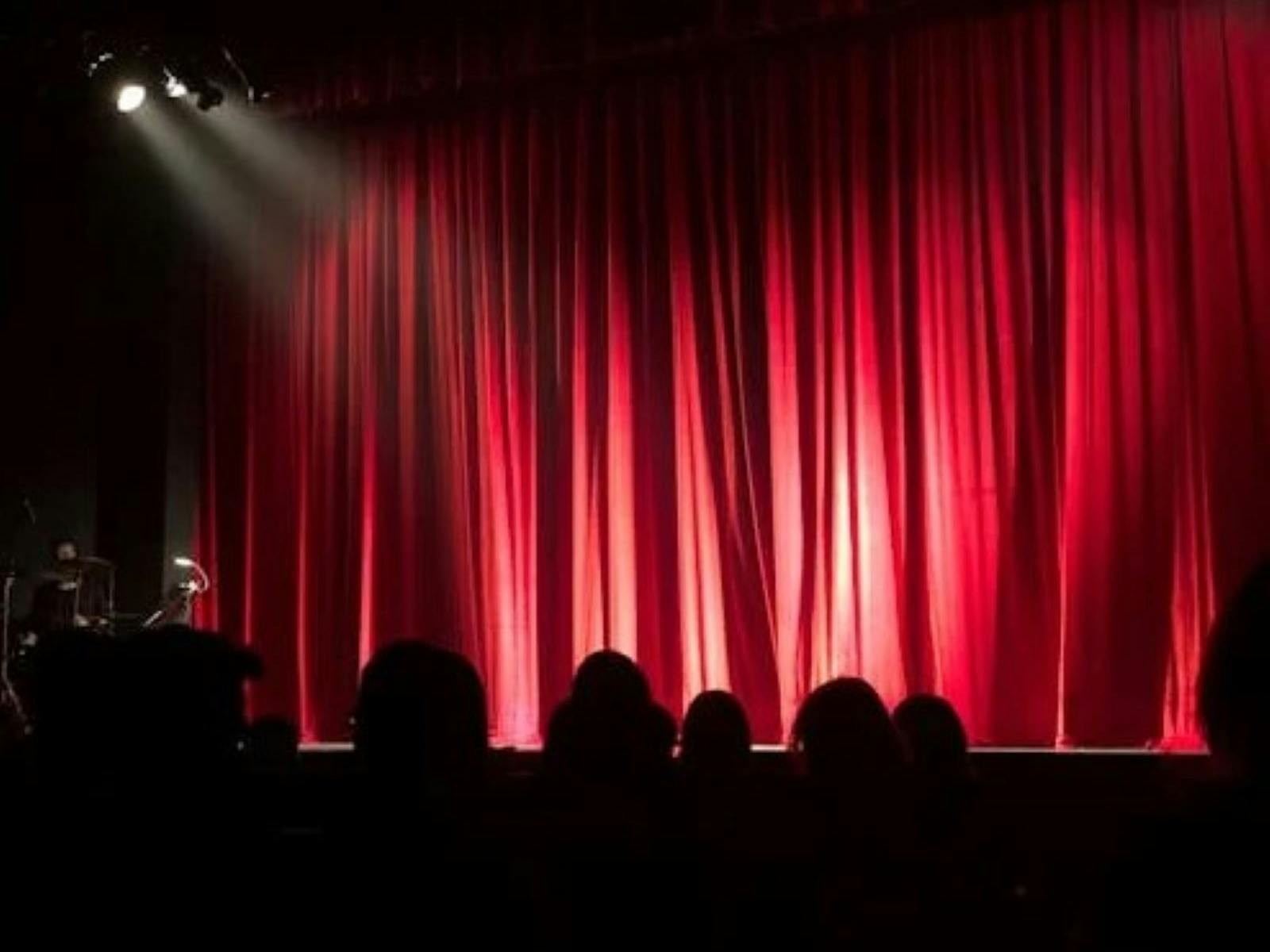 Red curtain