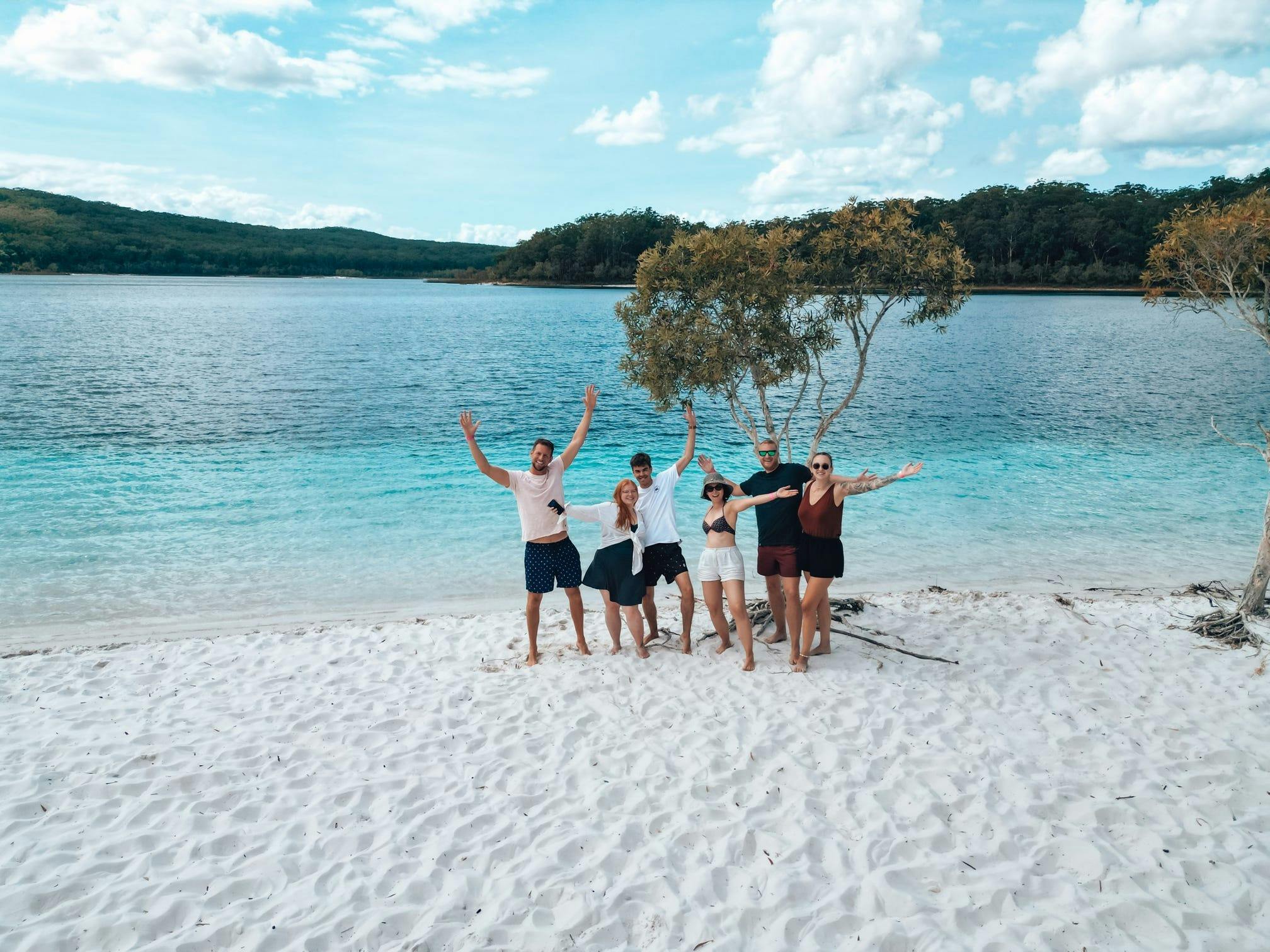 3 Day PINK 4WD Tag Along Guided Tour / K'gari - Fraser Island