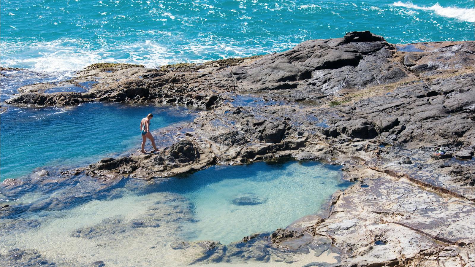 Champagne Pools, Fraser Island.
