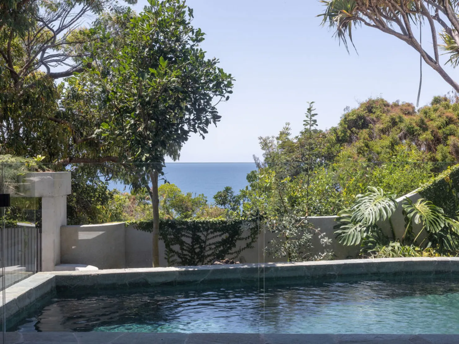 Pool with Incredible ocean & national park views