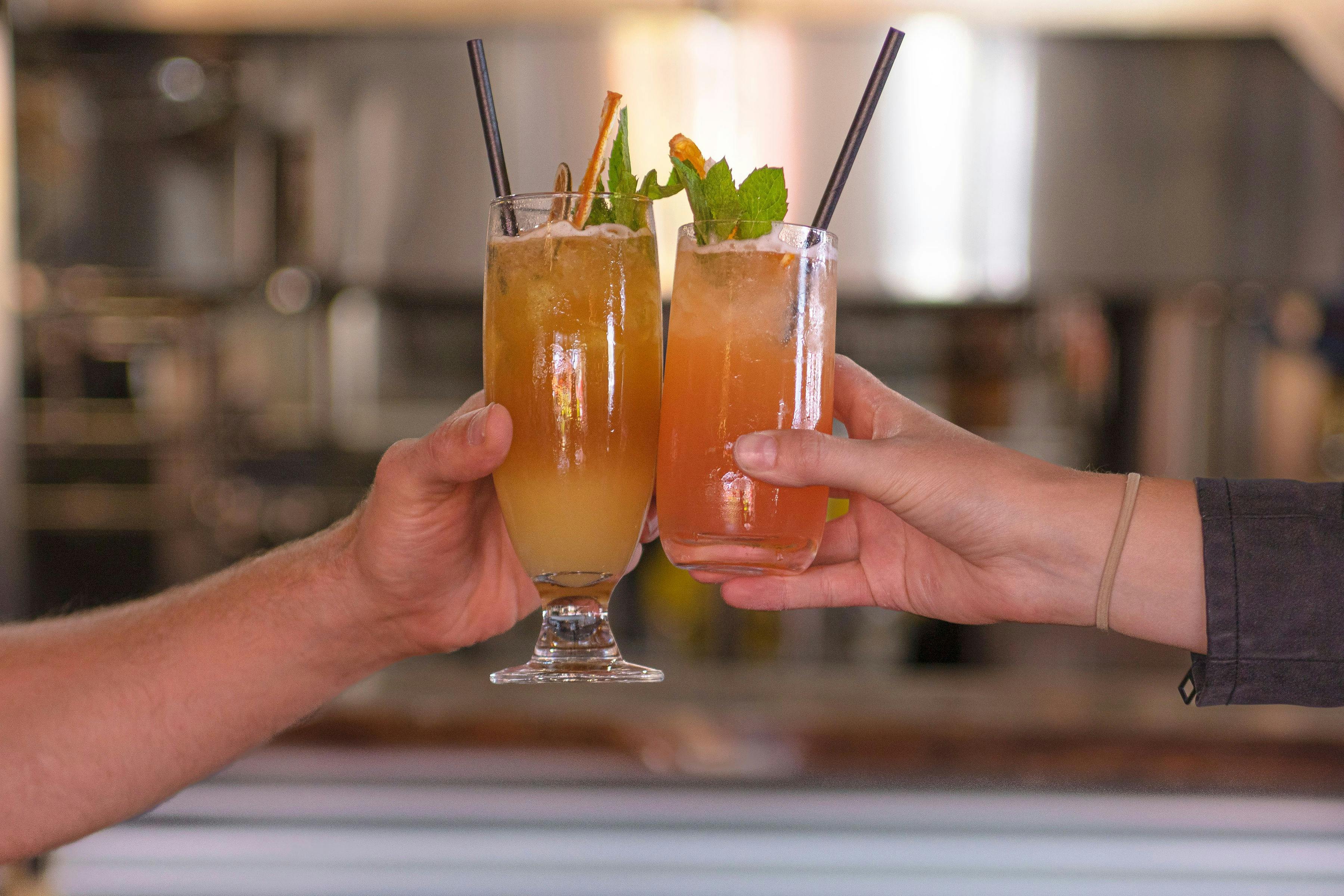 cocktails at the brewshed