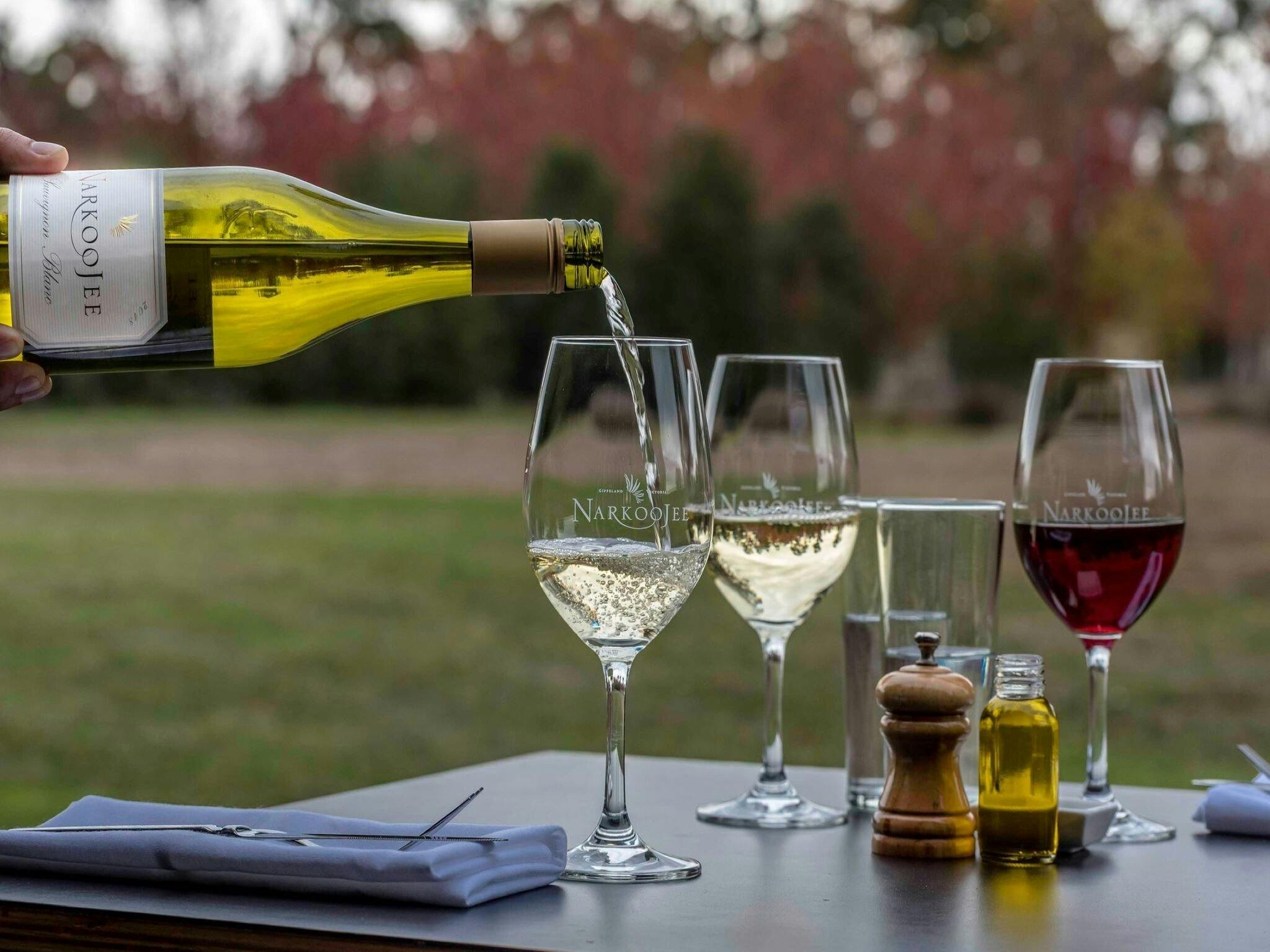 Wine Tastings available or enjoy a glass with your meal