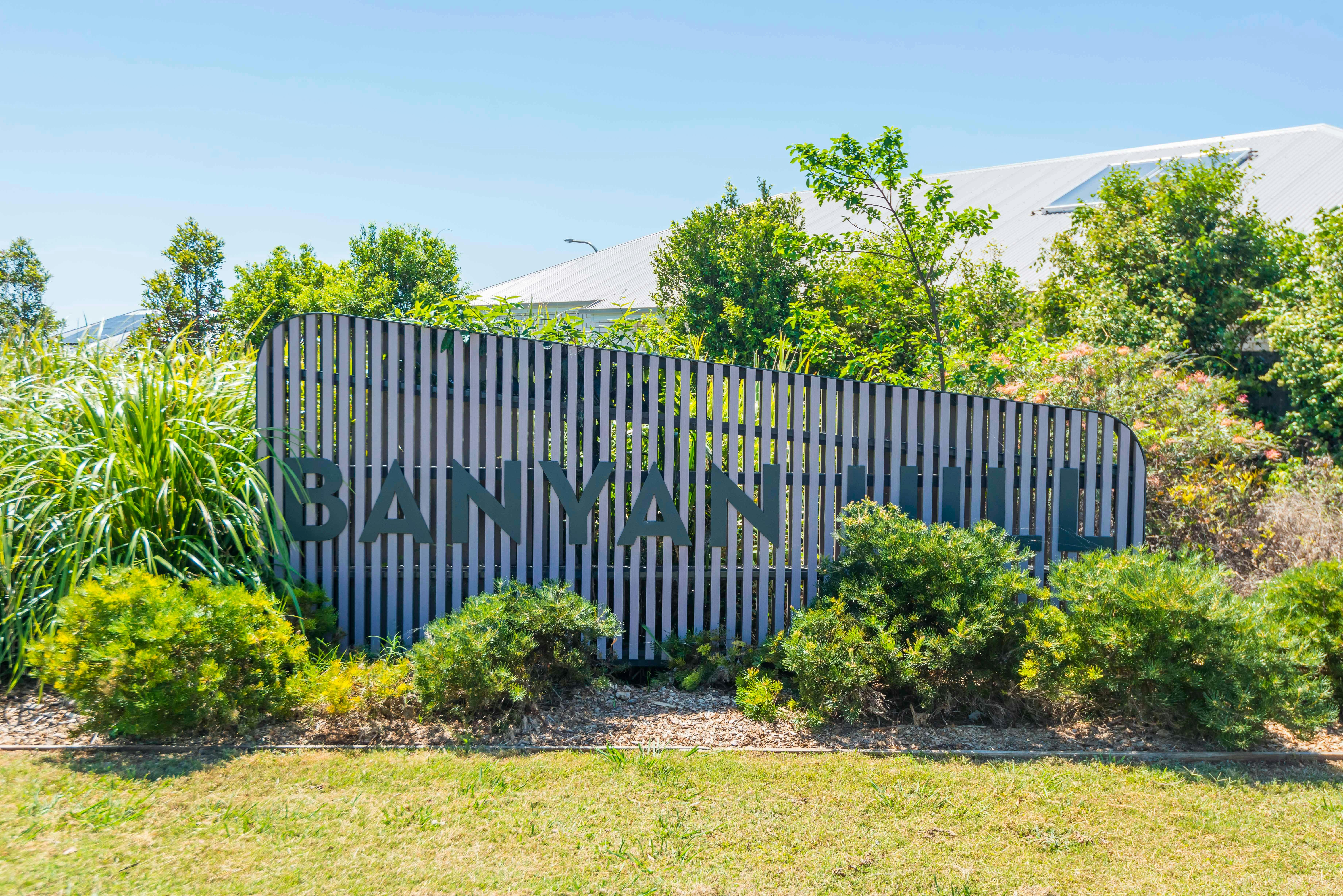 Banyan Hill sign