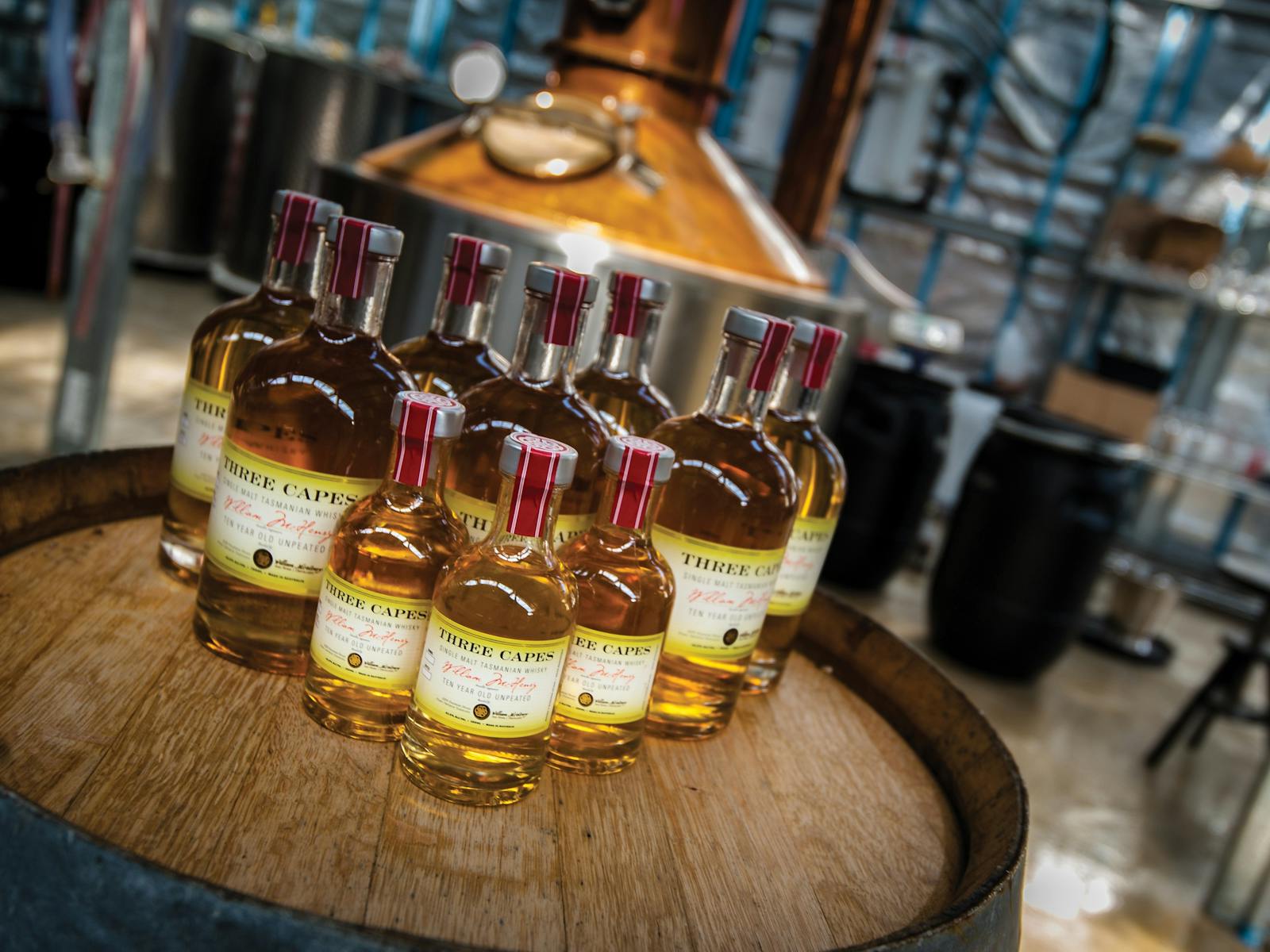McHenry Distillery is just one of the many regional distilleries Adventure Trails Tasmania can visit