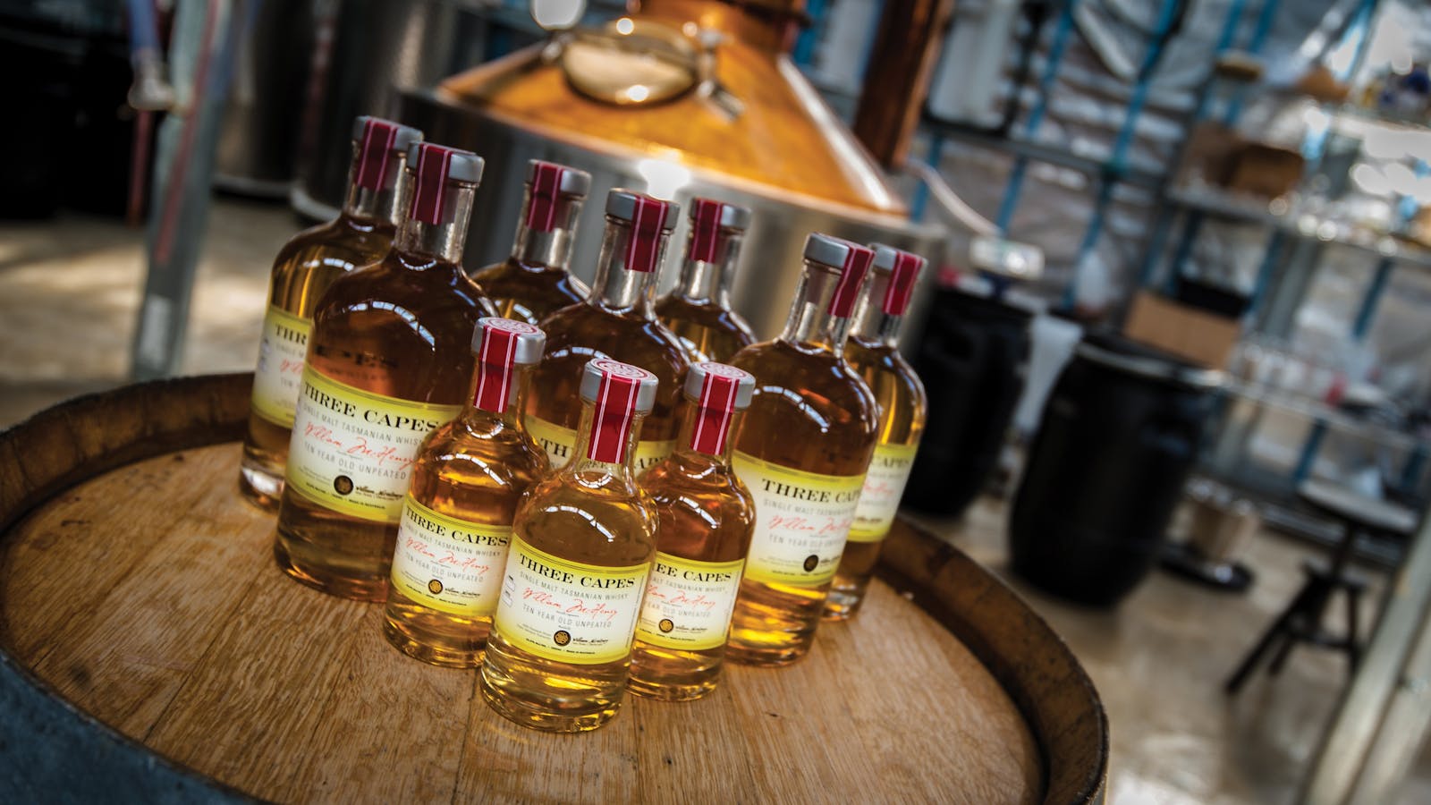 McHenry Distillery is just one of the many regional distilleries Adventure Trails Tasmania can visit