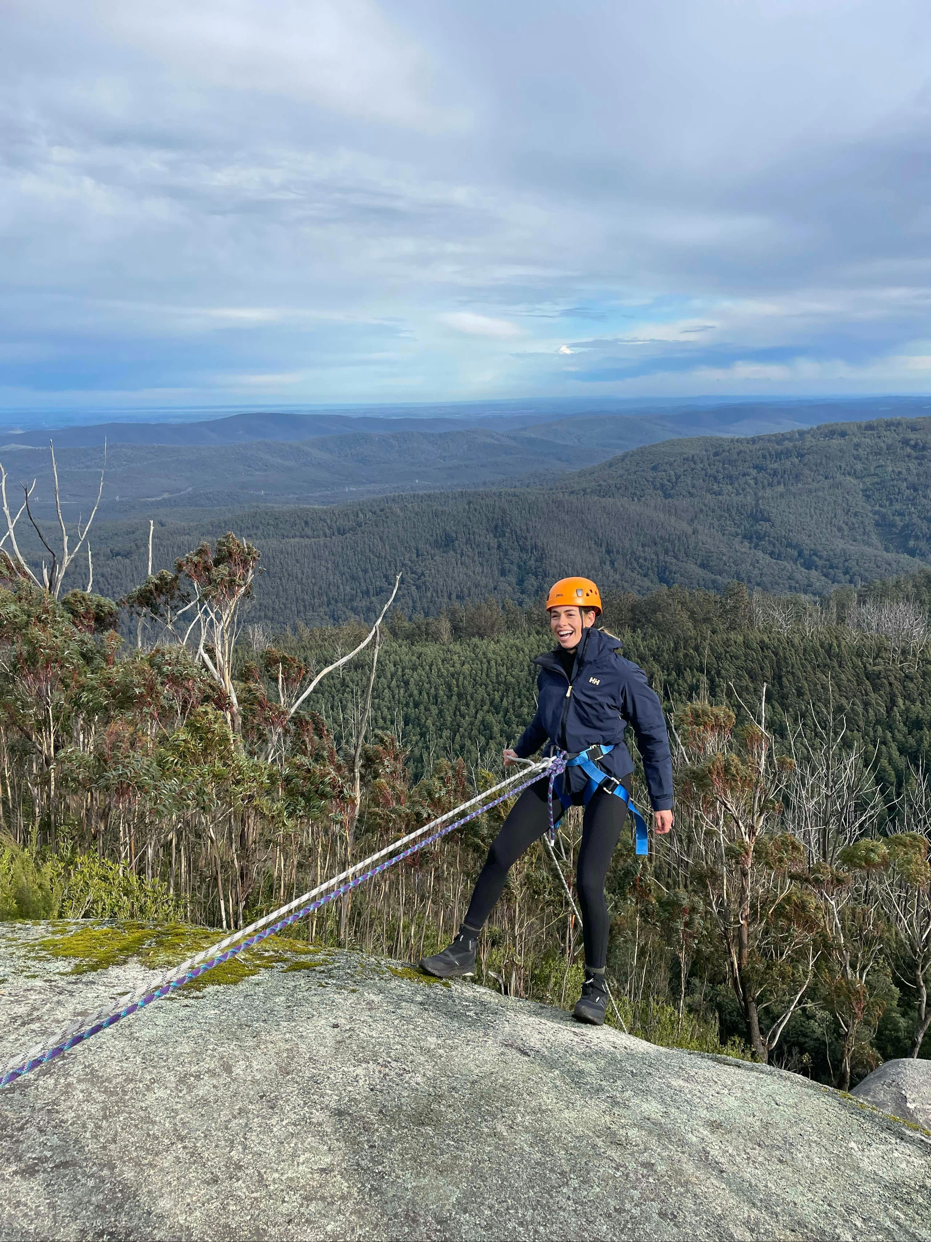 Conquer your fears as you abseil off Seven Acre Rock