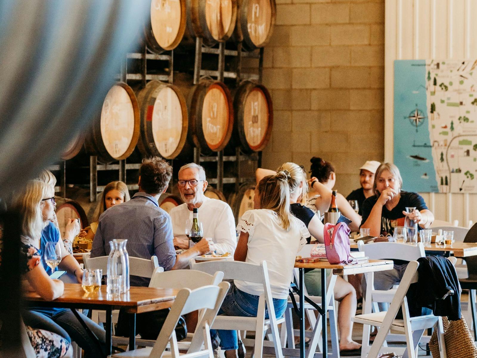 The barrel warehouse at Patritti