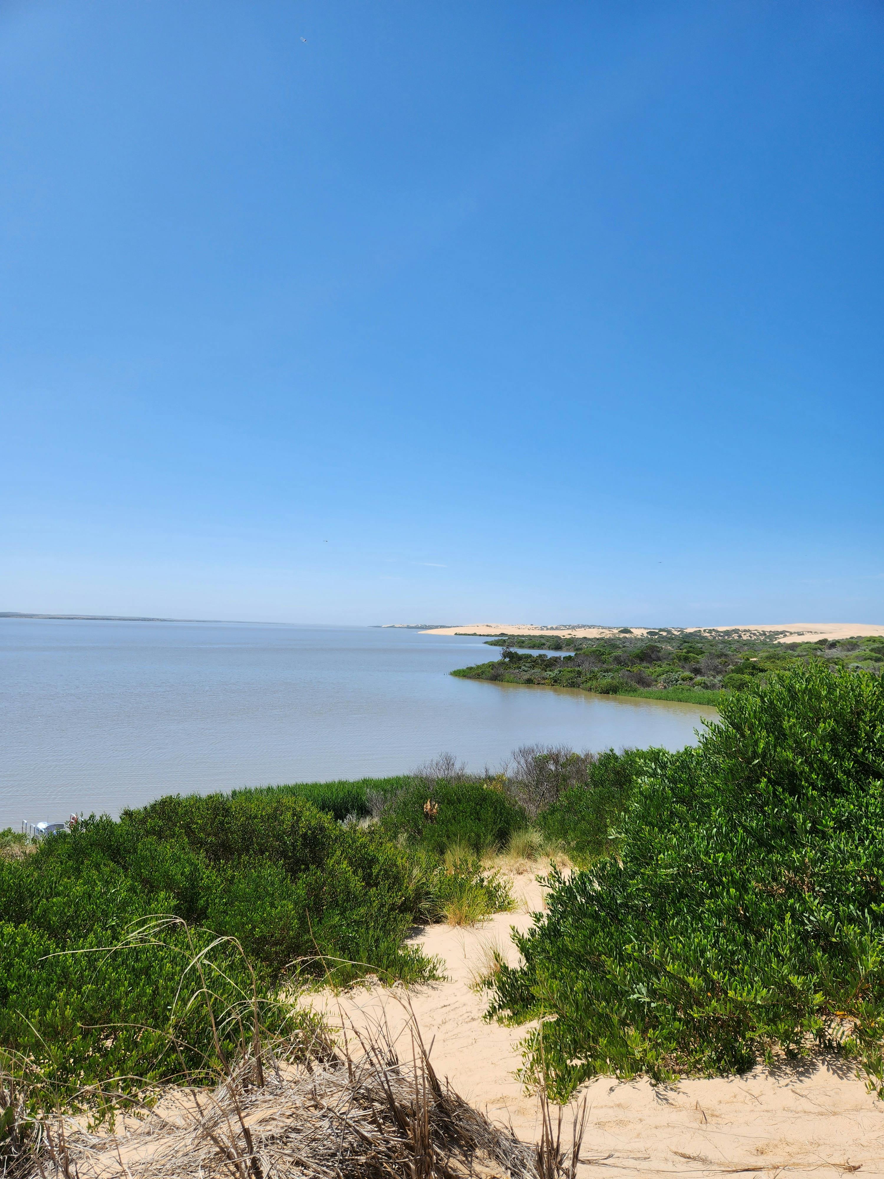 View of the Coorong from the Sandhills