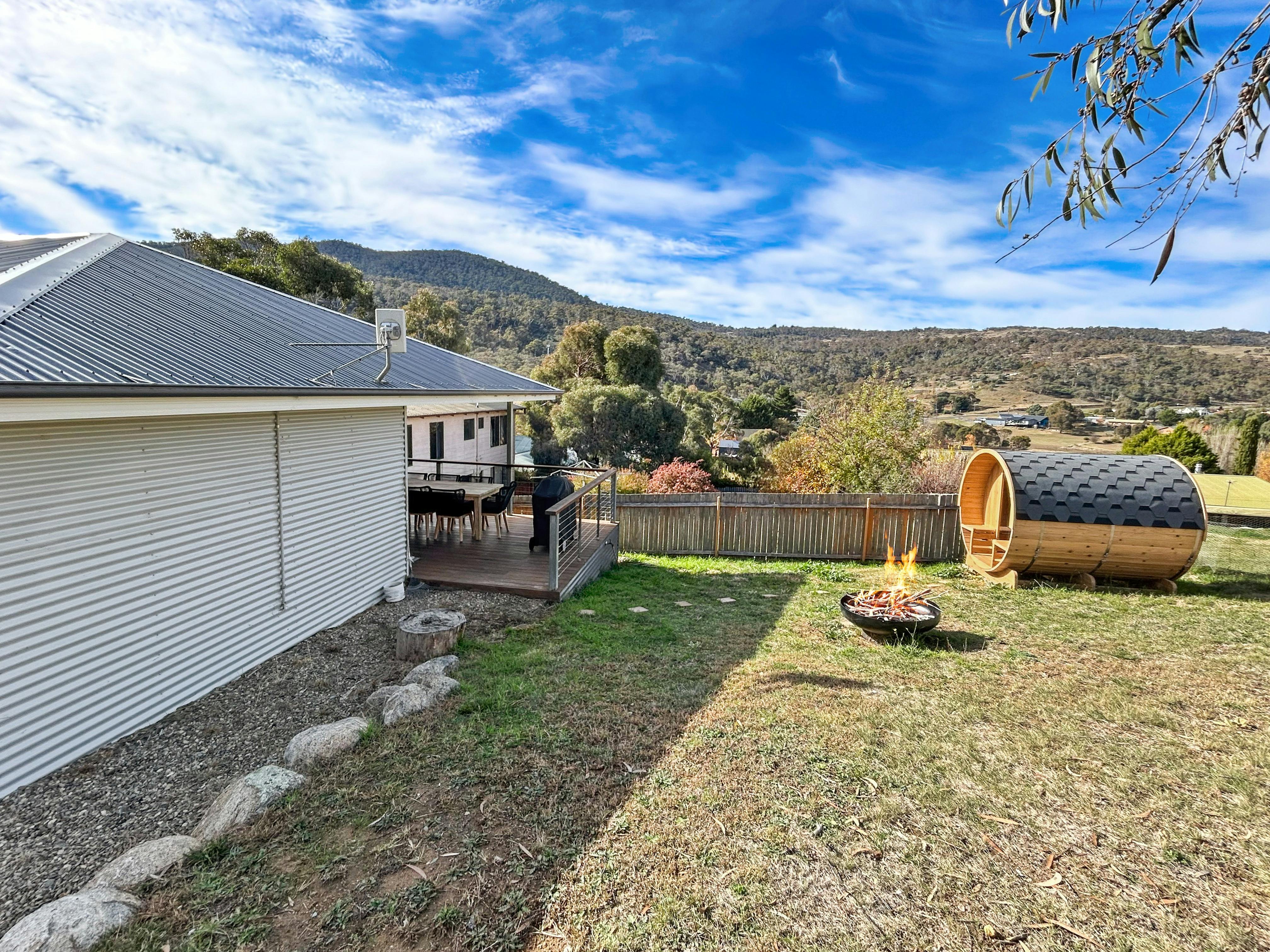 Sauna and Firepit