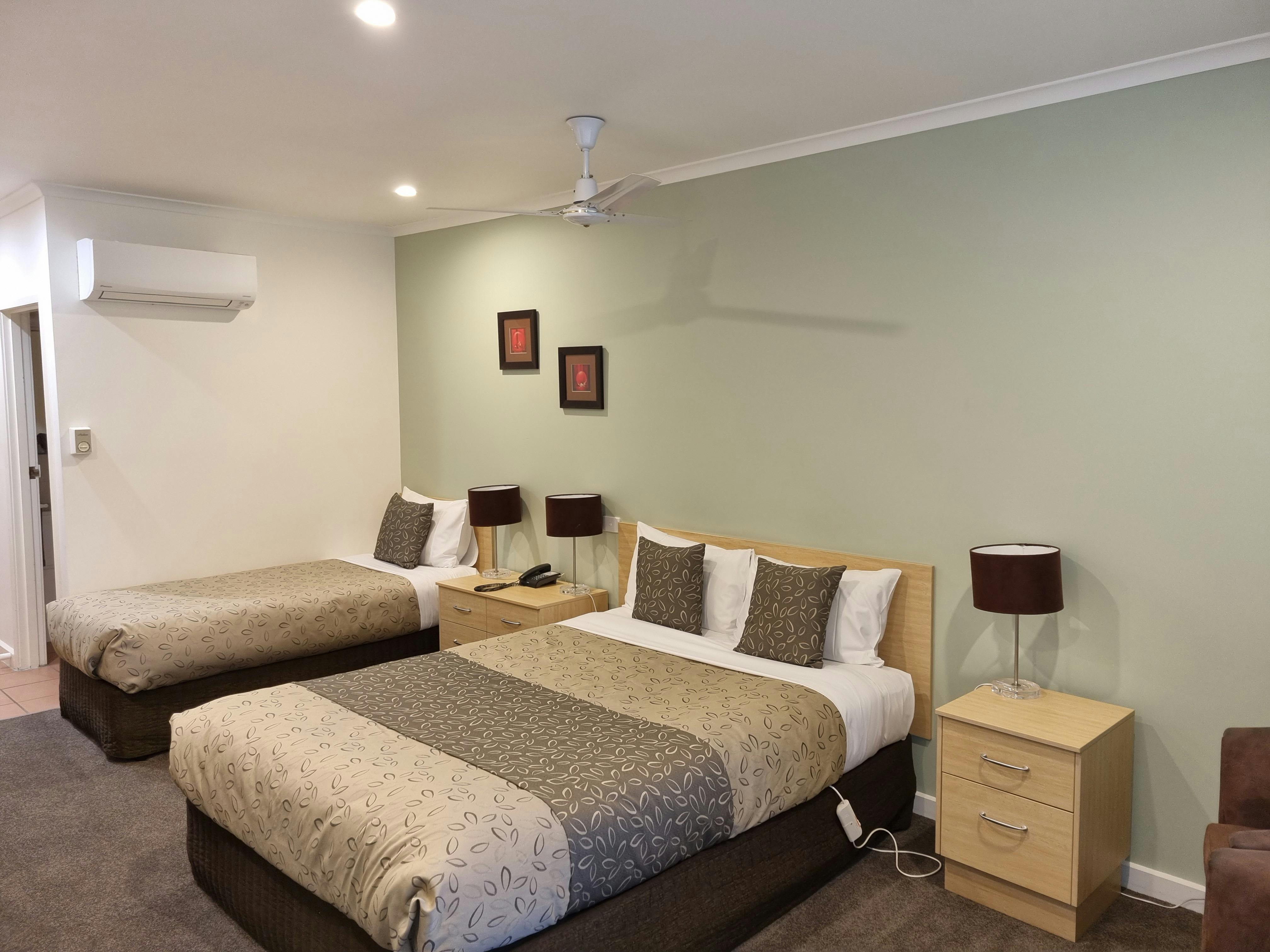 Deluxe Queen Twin Room, comprises of queen bed and single bed