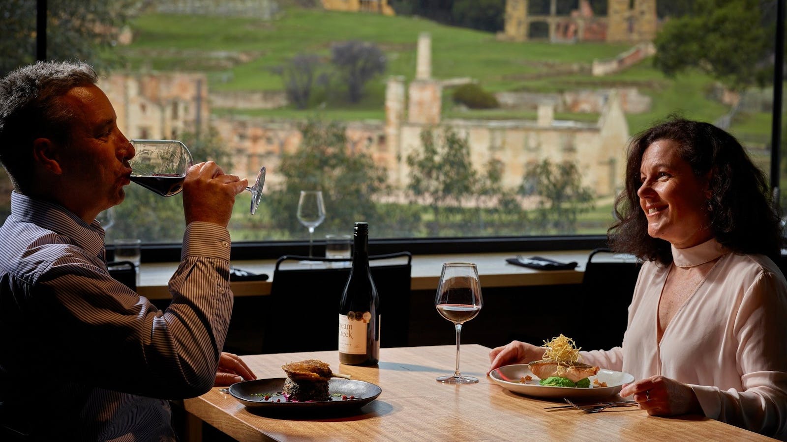 Dine in with the iconic view of the world heritage site