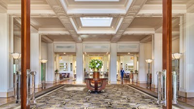 Hotel entrance to The Tea Lounge