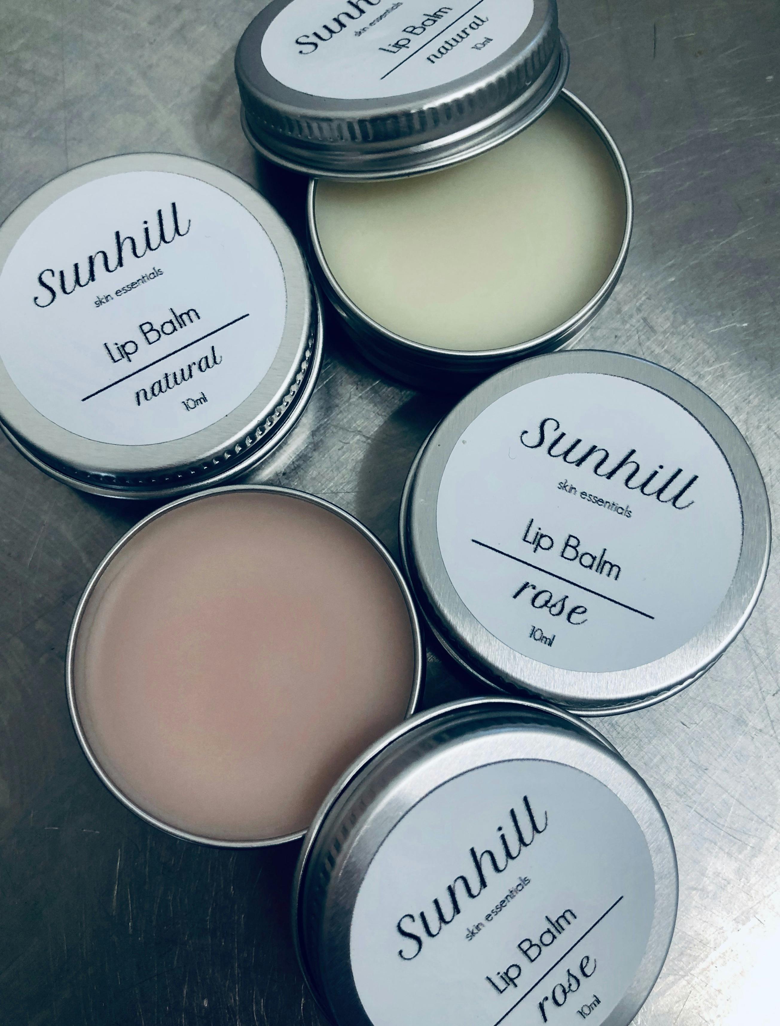 Sunhill Skin Essentials - Lip Balm in Natural and Rose