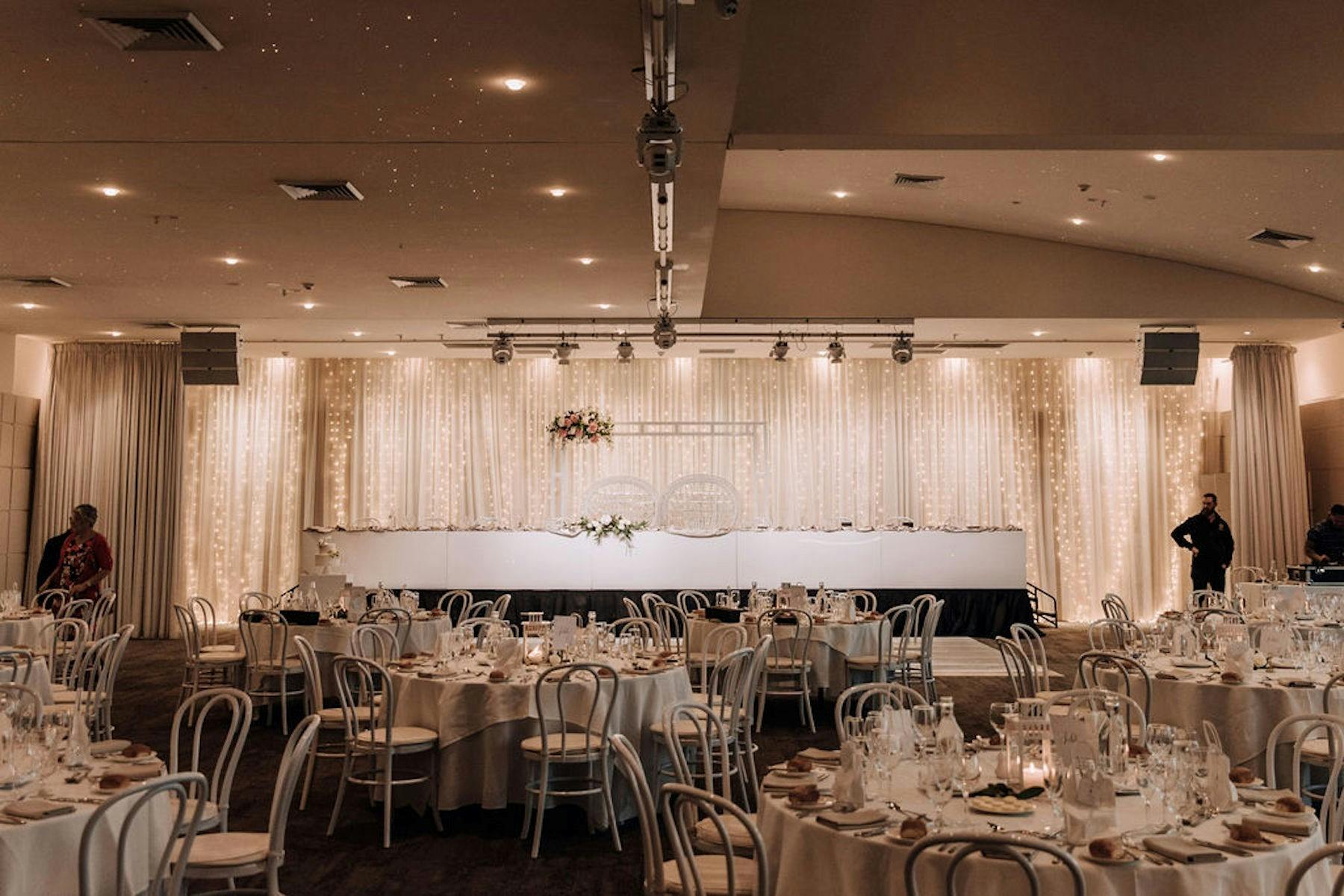 CityBeach Wedding set up by day