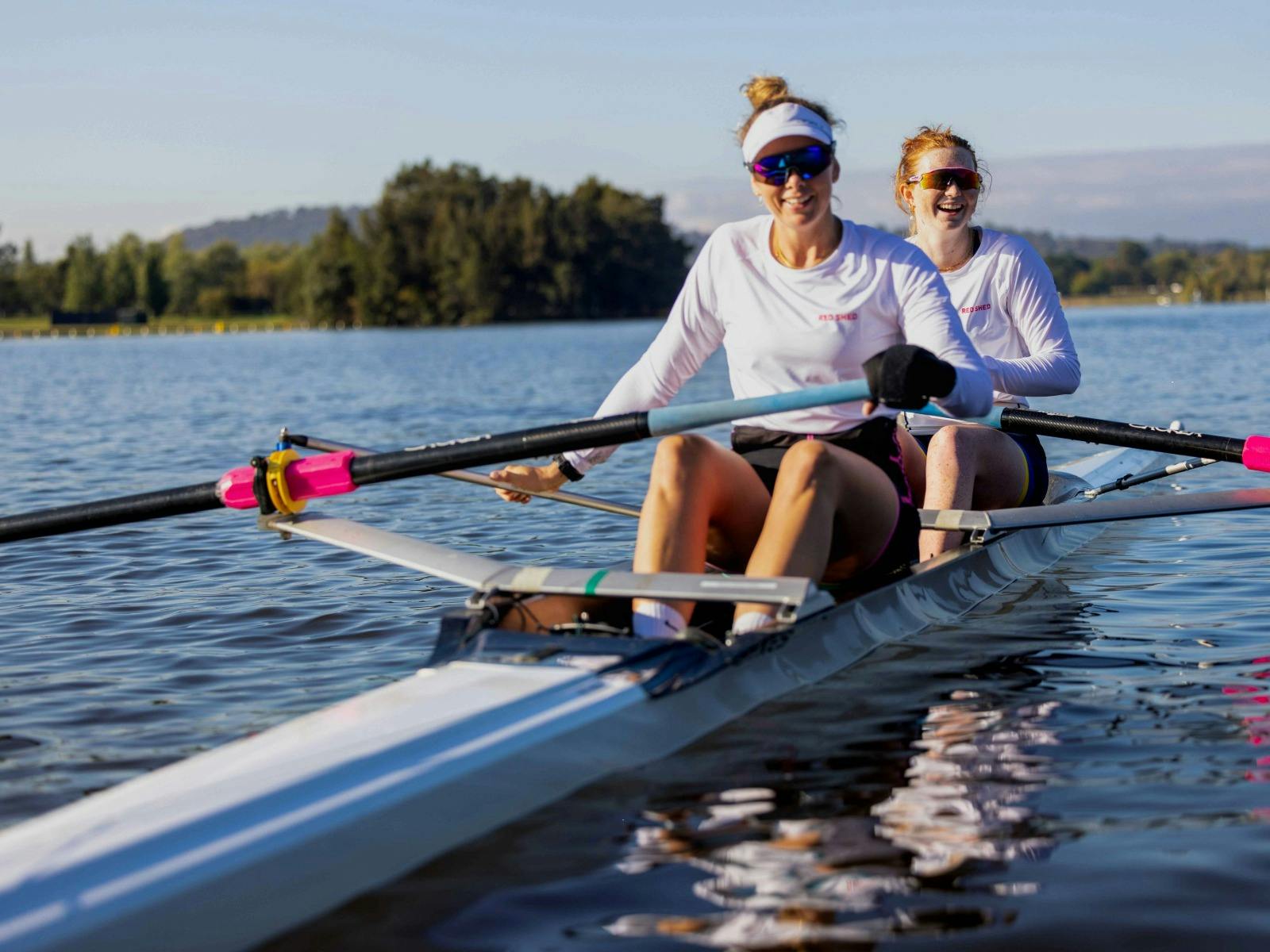 Red Shed learn to row