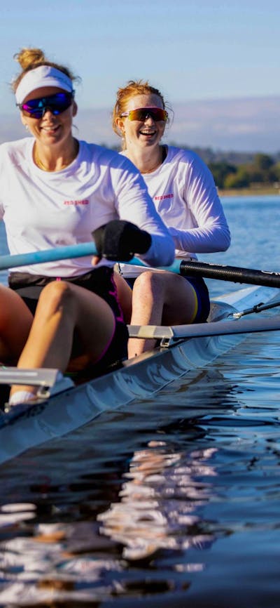 Red Shed learn to row