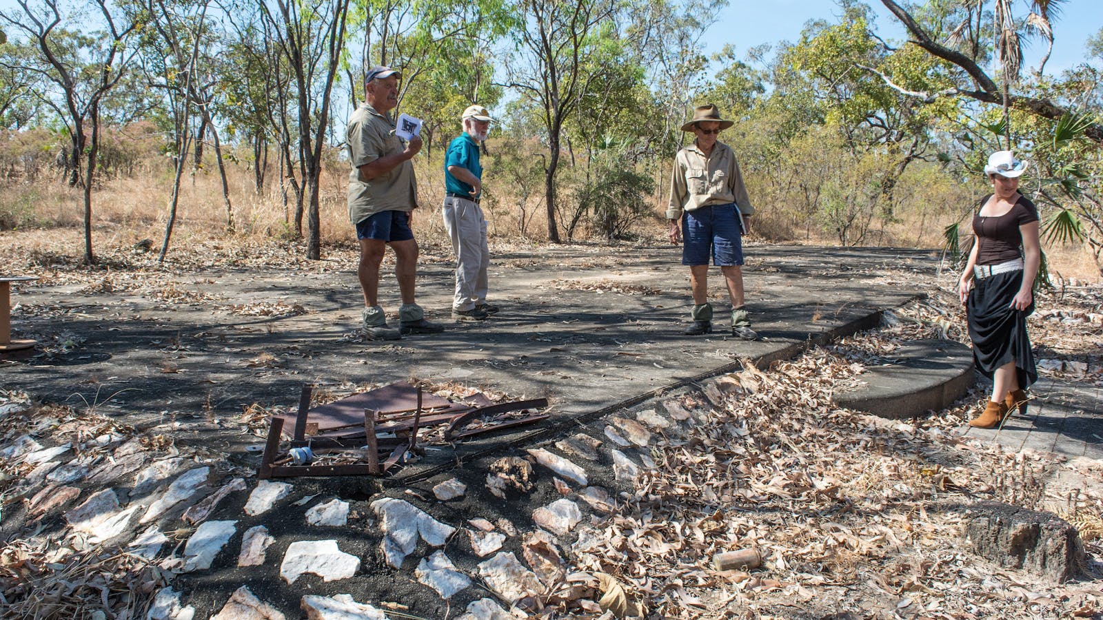 World War II Tour at Pell Airstrip