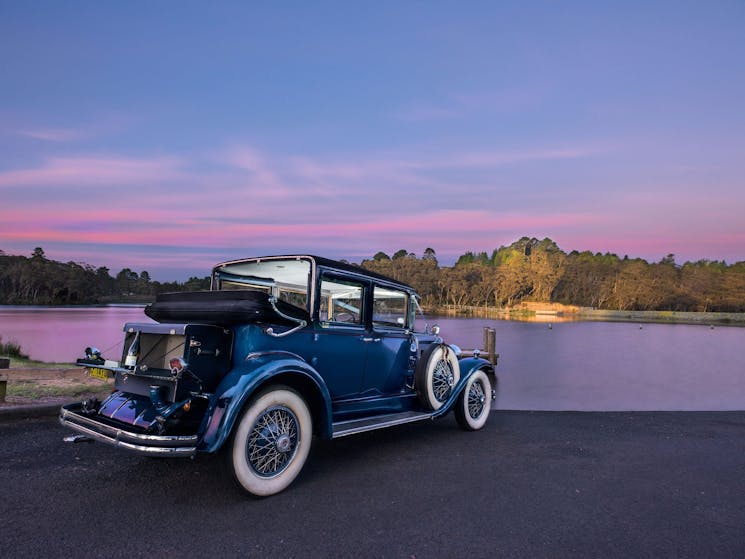 Indulge in retro romance with Blue Mountains Vintage Cadillacs