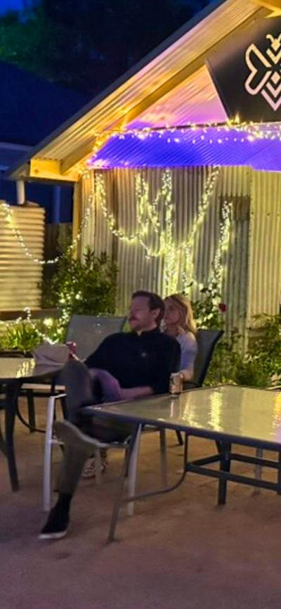 Buzz Bar all in lights at The Queanbeyan Hive