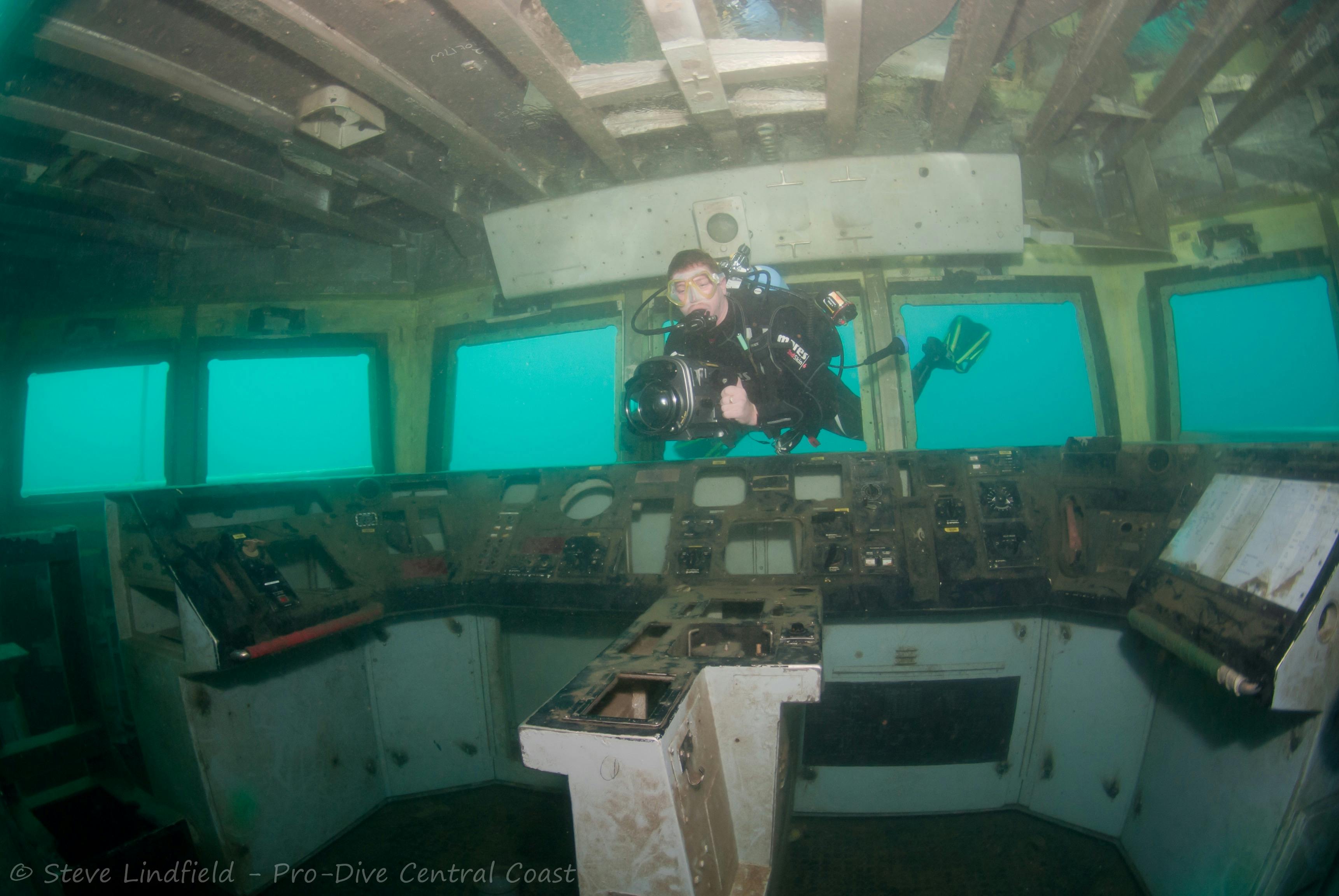 bridge swim with Pro-Dive Central Coast