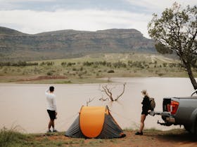 Non-powered camping ground area