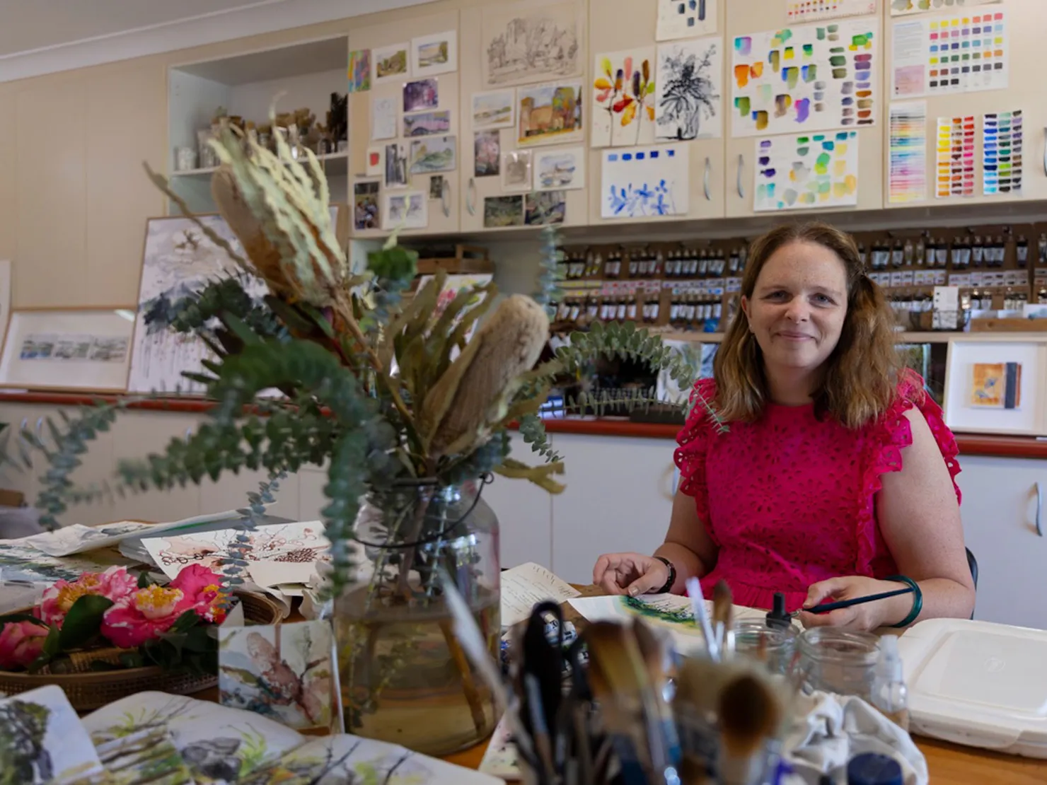 Loose Wallum Watercolour Workshop with Libby Derham