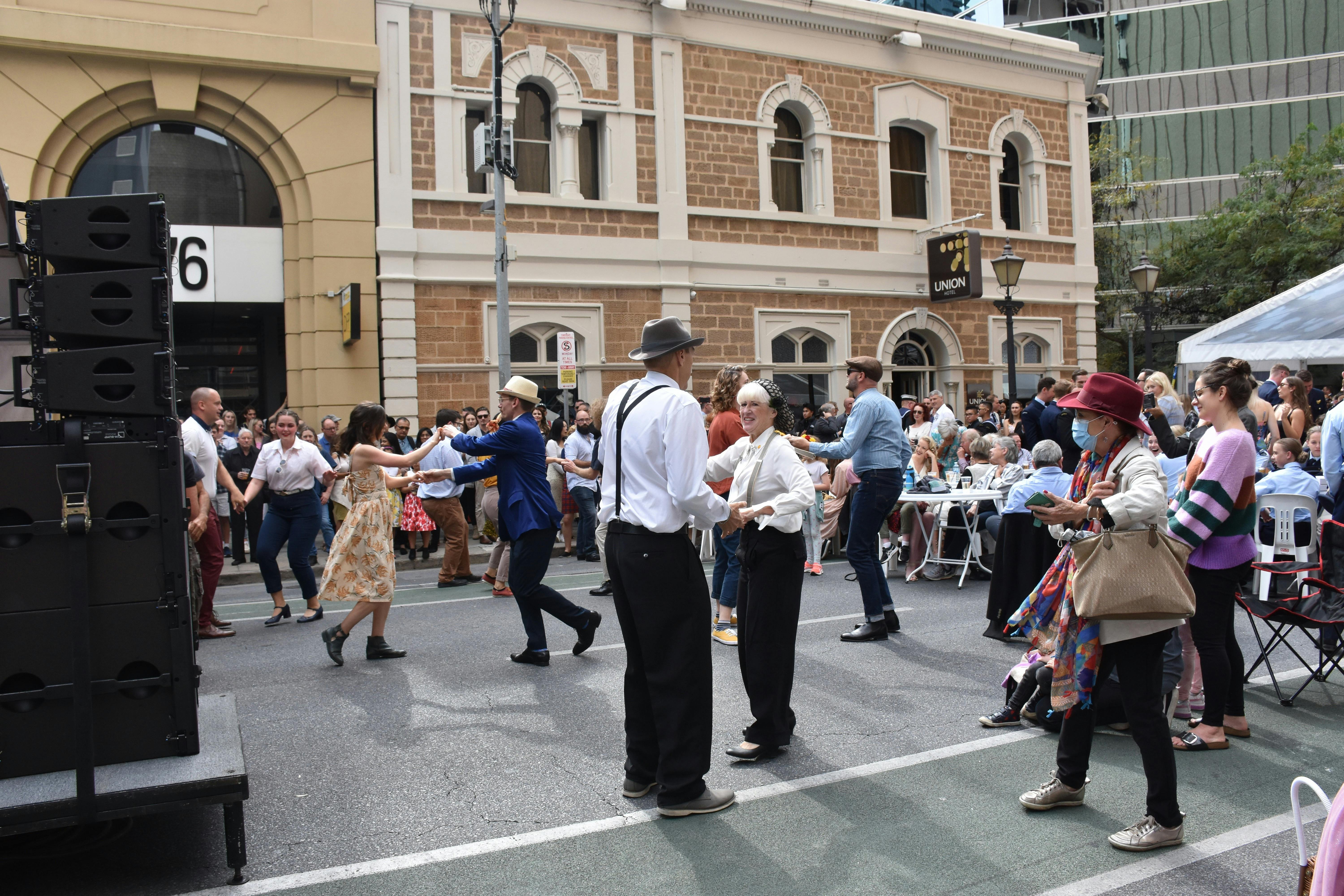 Anzac Day Street Party at the Union Hotel