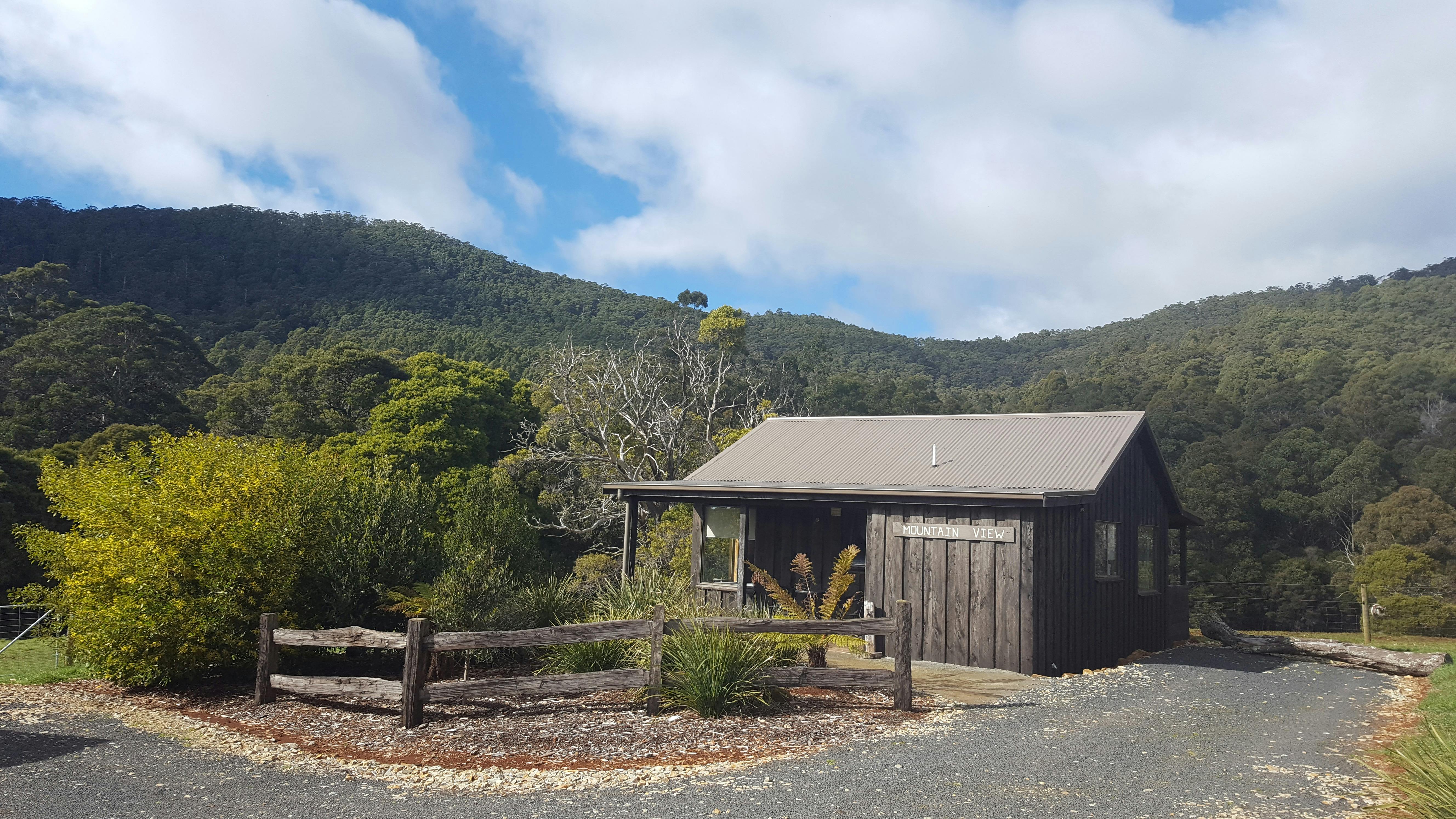 Mountain View Hut our spa hut.
