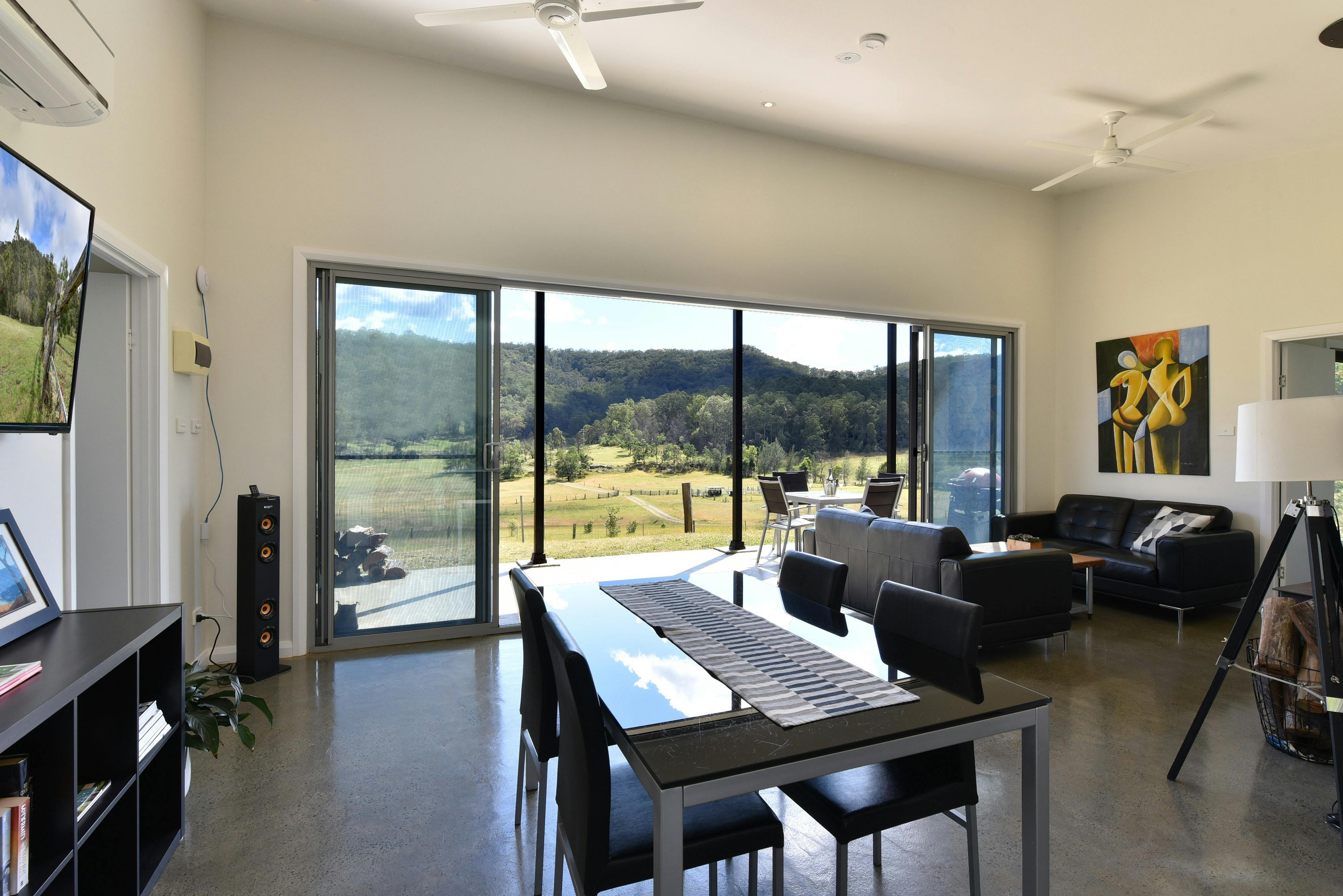 Sweeping views across the valley