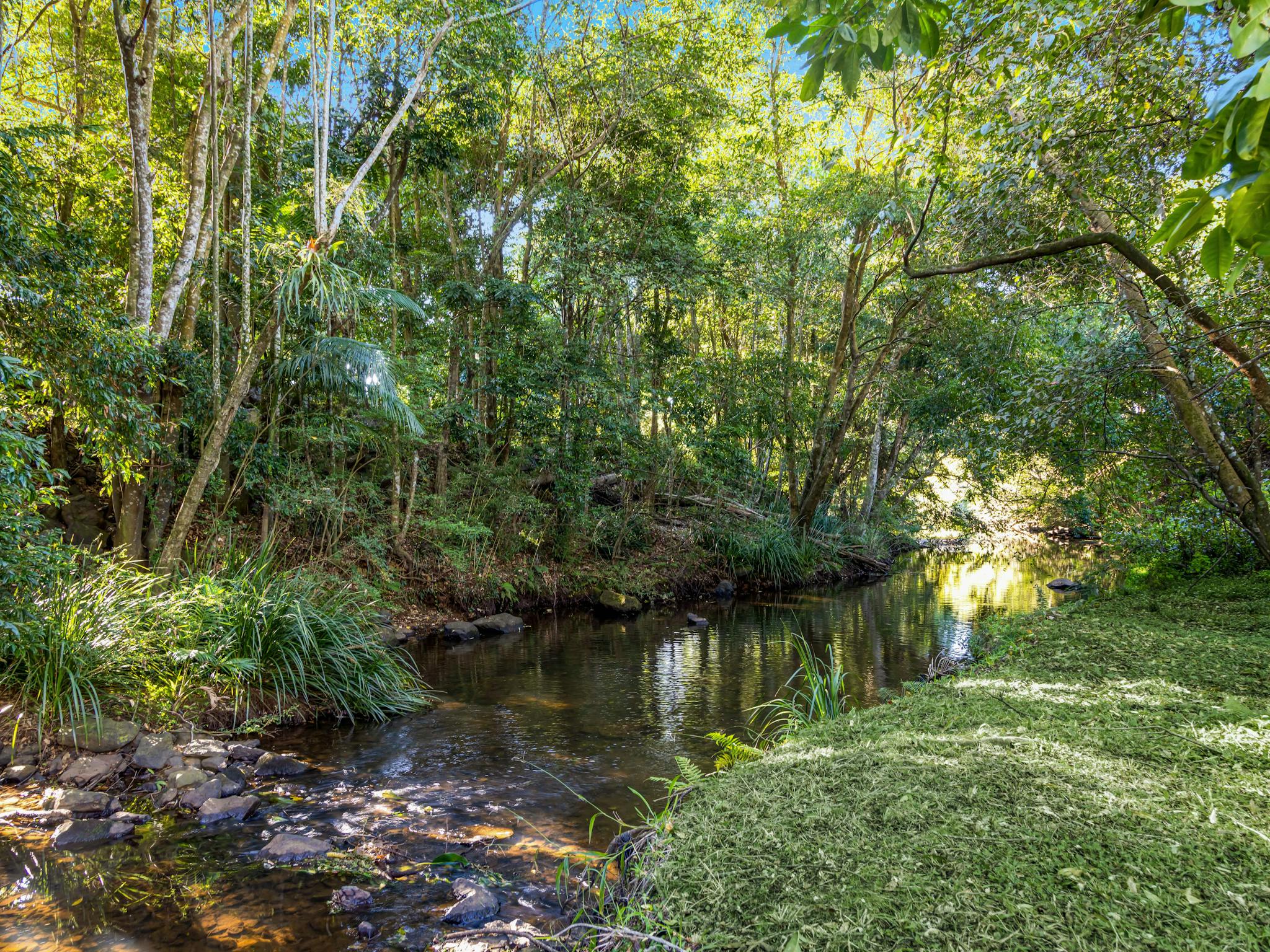 All villas have the view of Obi Obi Creek All villas have the view of Obi Obi Creek