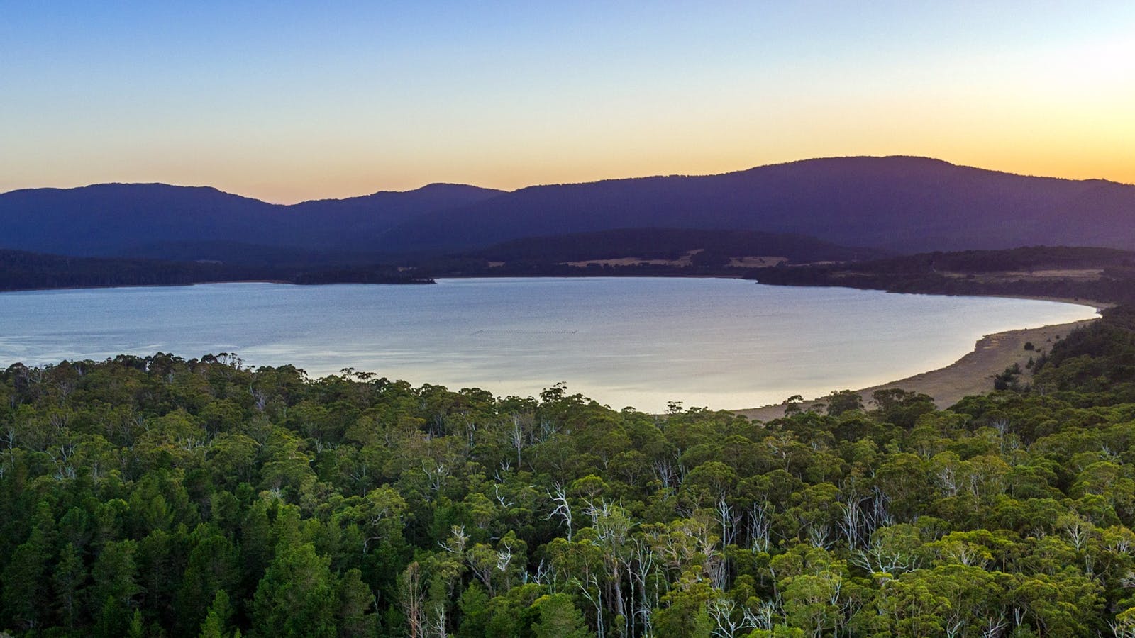 Cloudy Bay Lagoon Estate: Aerial view of Cloudy Bay Lagoon.