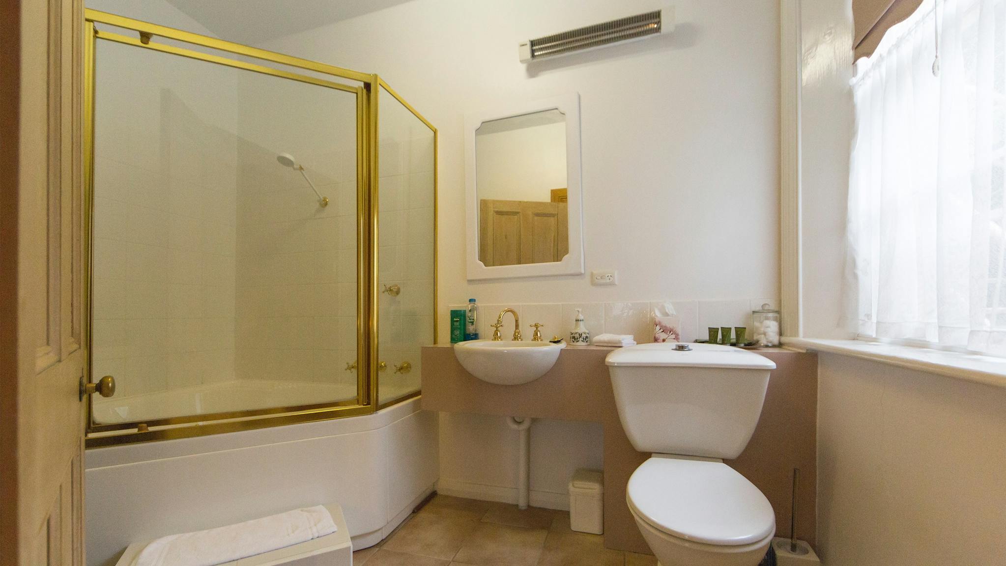 Downstairs King spa bathroom